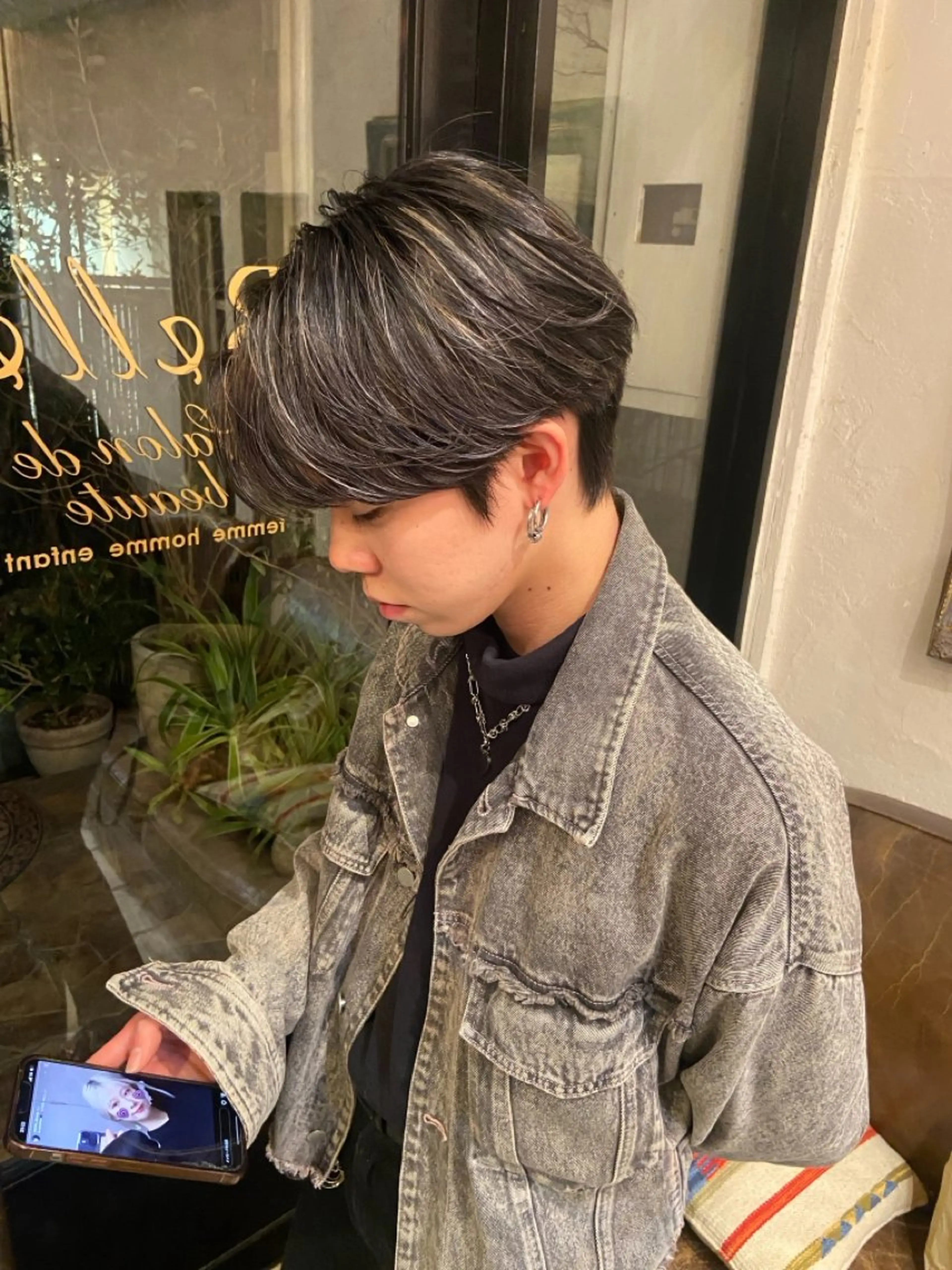 カラー メンズ belle   表参道　terrace所属・抜きっぱなしブロンド /ハイトーン/カナタのヘアスタイル