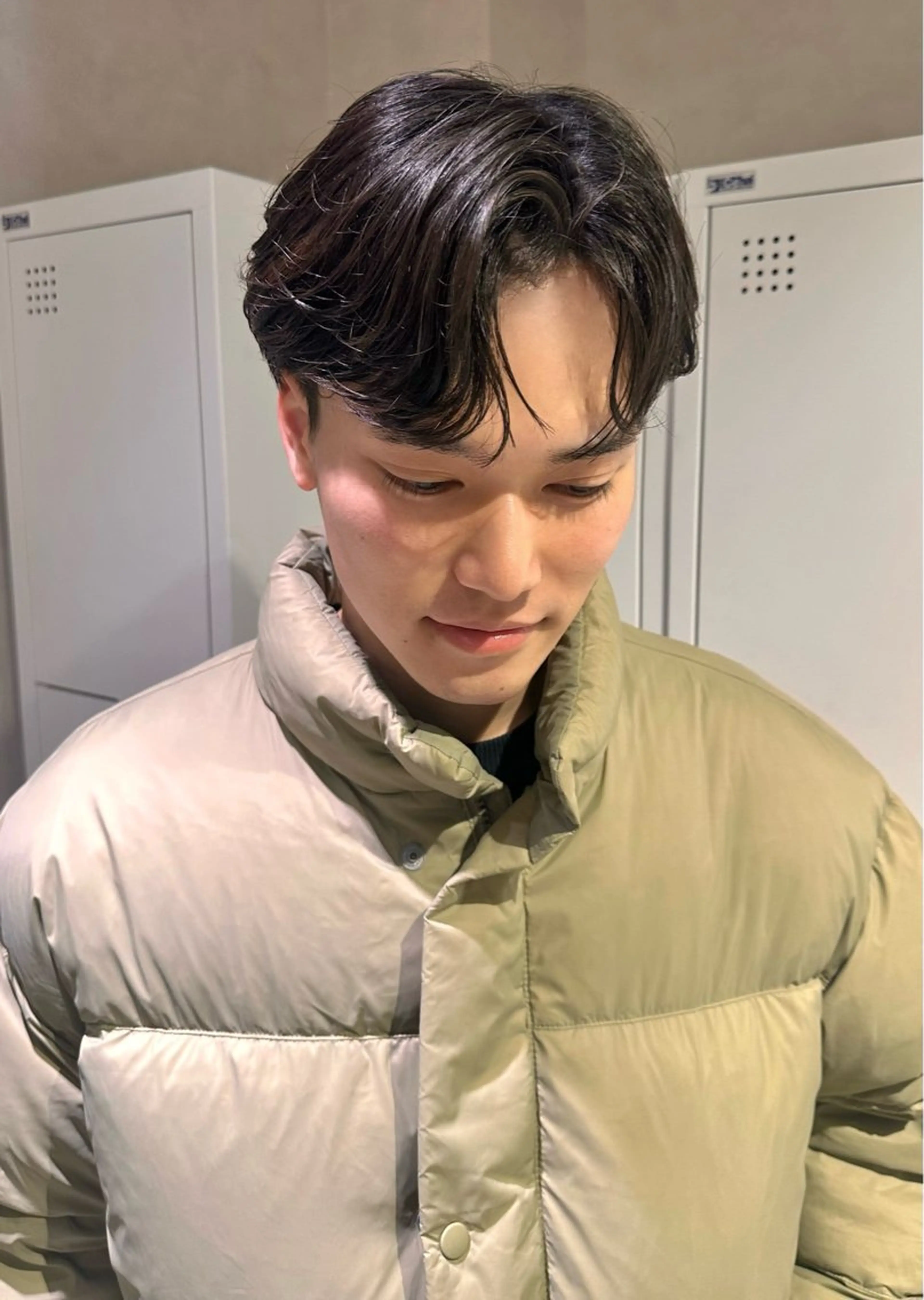 ショート パーマ メンズ カット パーマ トリートメント 加藤拓海 /モデル募集中のヘアスタイル