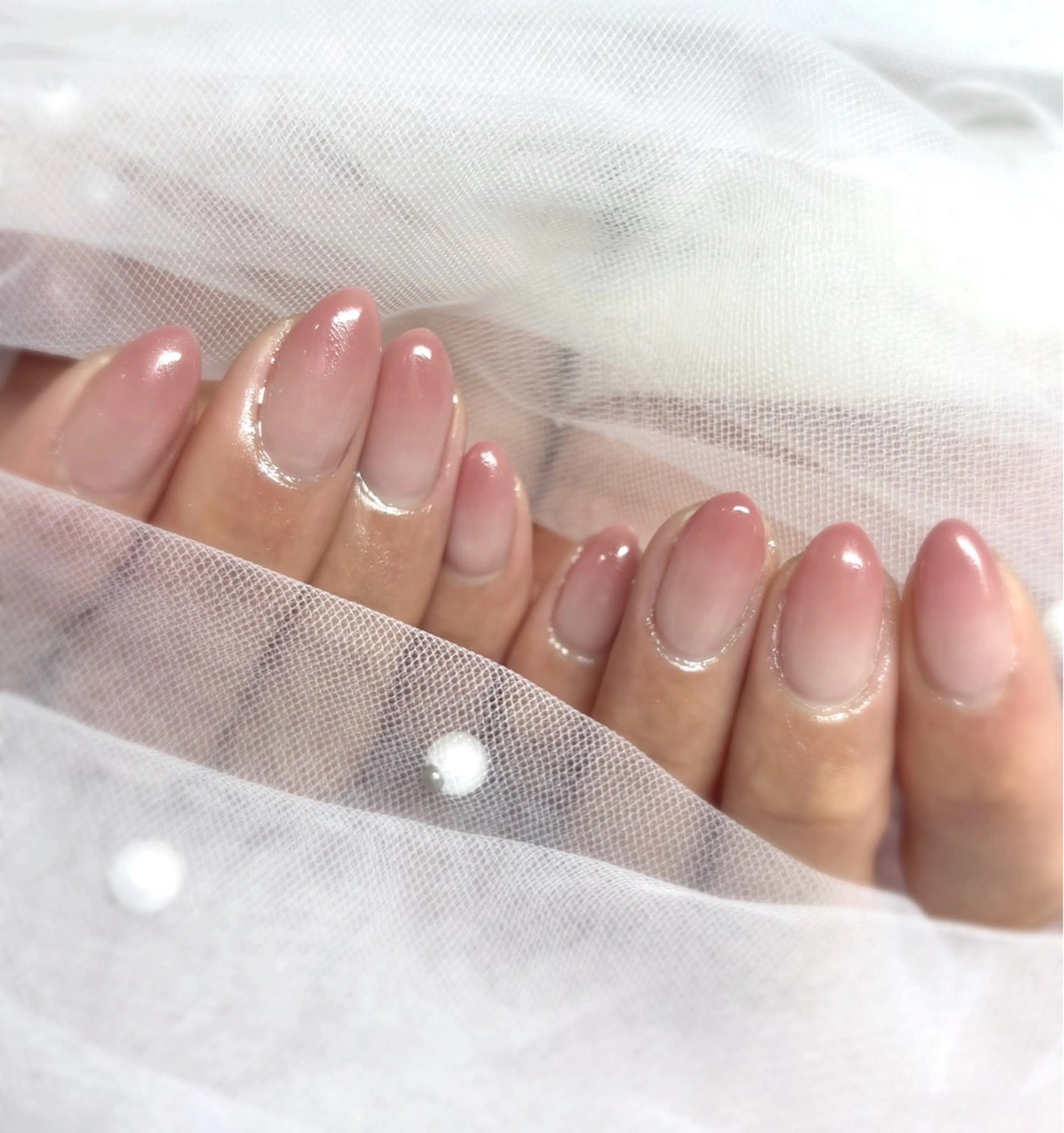 ネイル グラデーション ハンドネイル Nail Salon RiLion所属・kaho  🧸🎀 RiLionのネイルデザイン