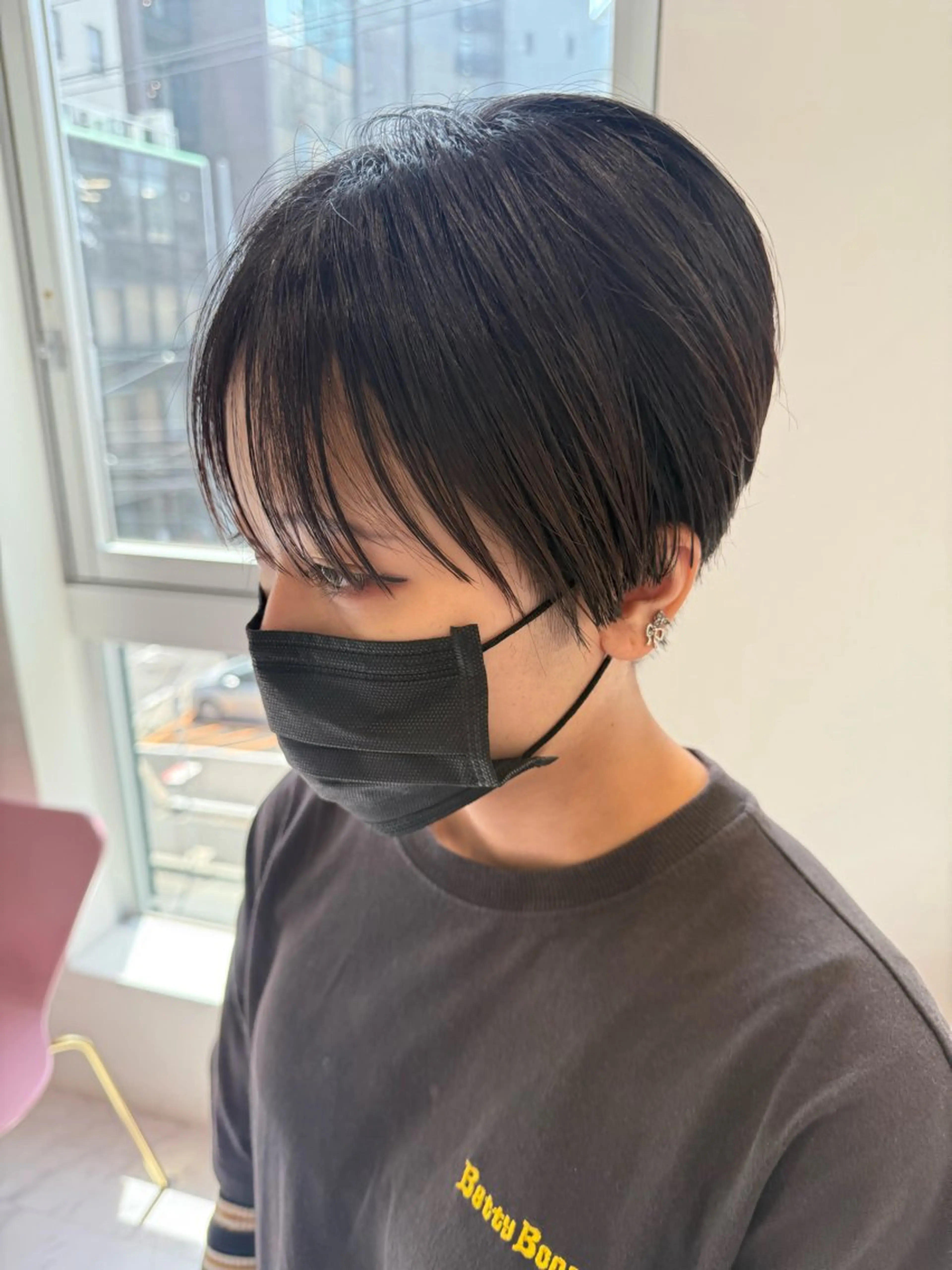 ショート ハンサムショート ショートヘア カット 🌟TOSHI/透明 感カラー/ショートのヘアスタイル