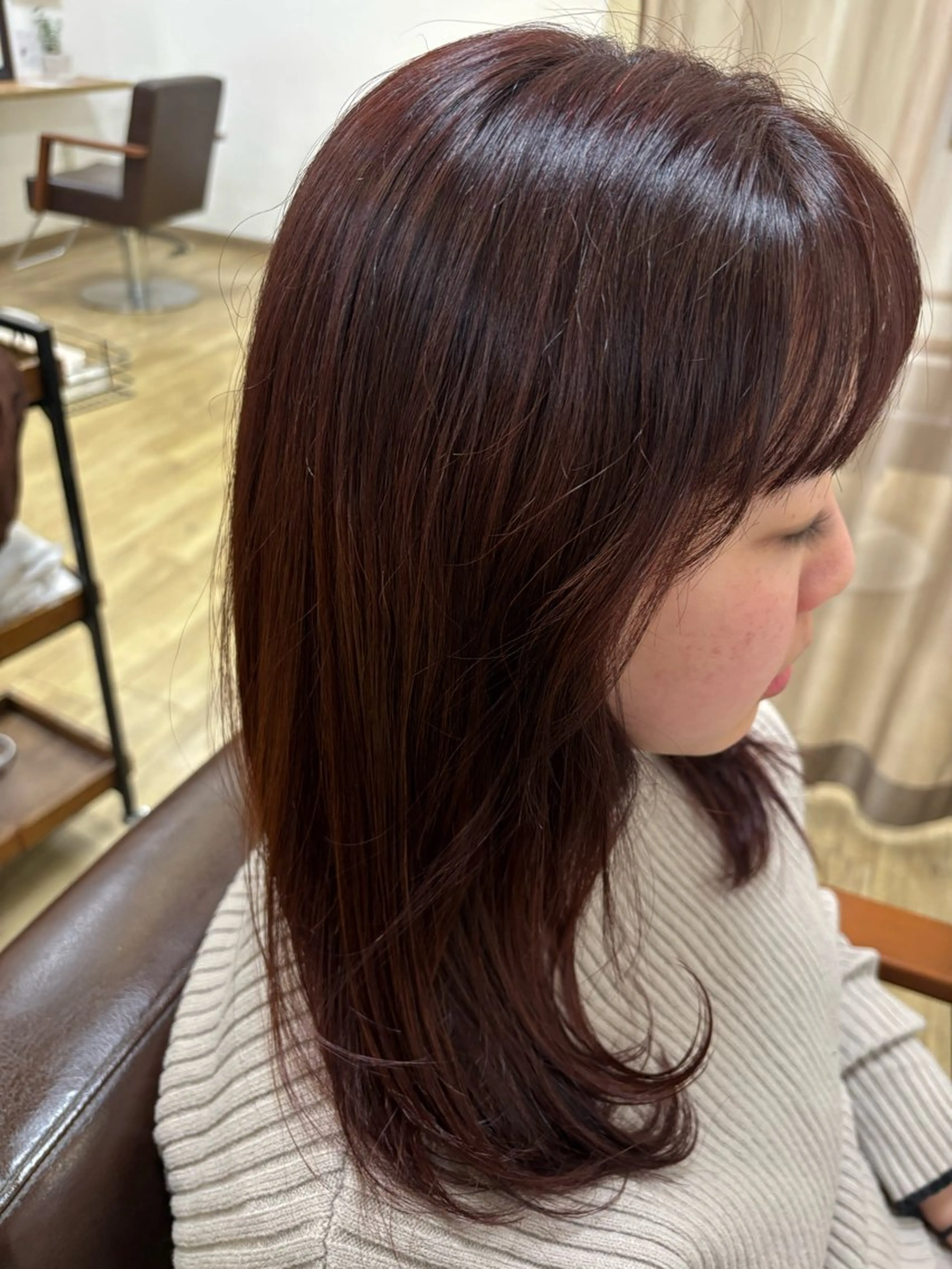 カラー ブリーチ ブリーチなしカラー 佐野 岬のヘアスタイル