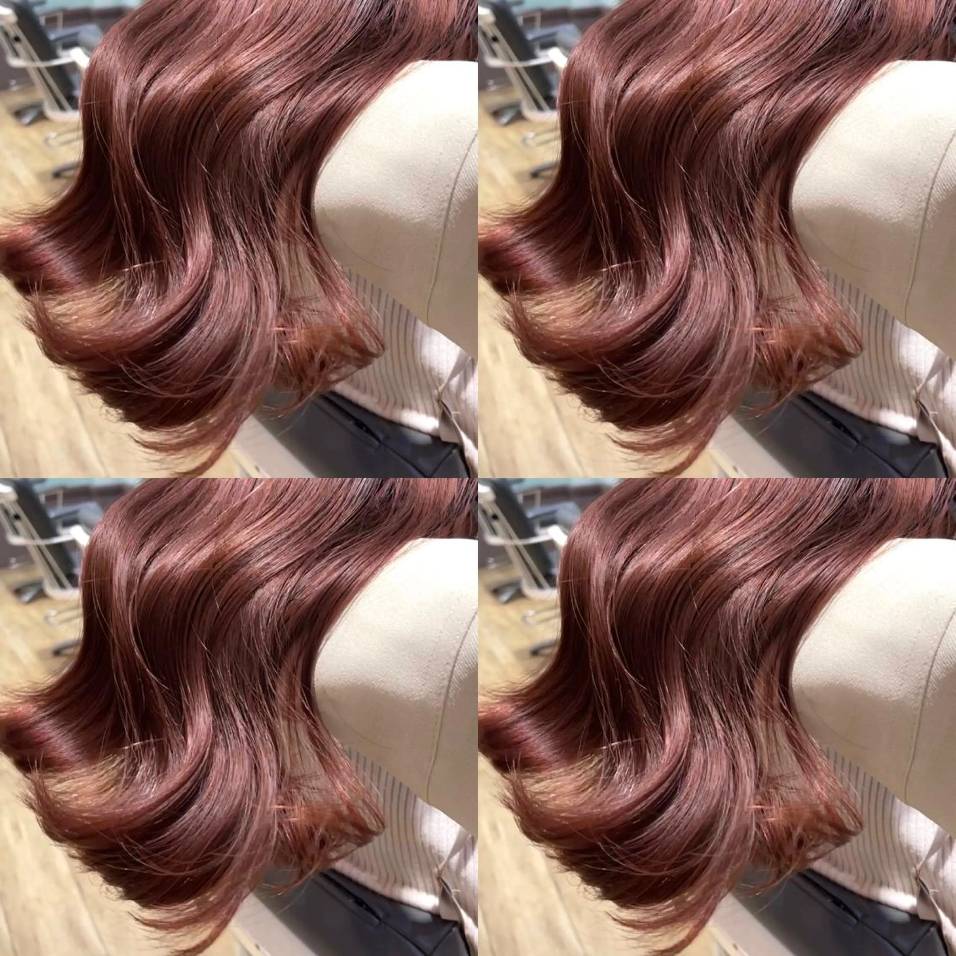 ミディアム カラー カット ヘアカラー トリートメント ヘッドスパ ヘアセット 大人可愛い透明感🌟 小顔・韓国髪🌟野中のヘアスタイル