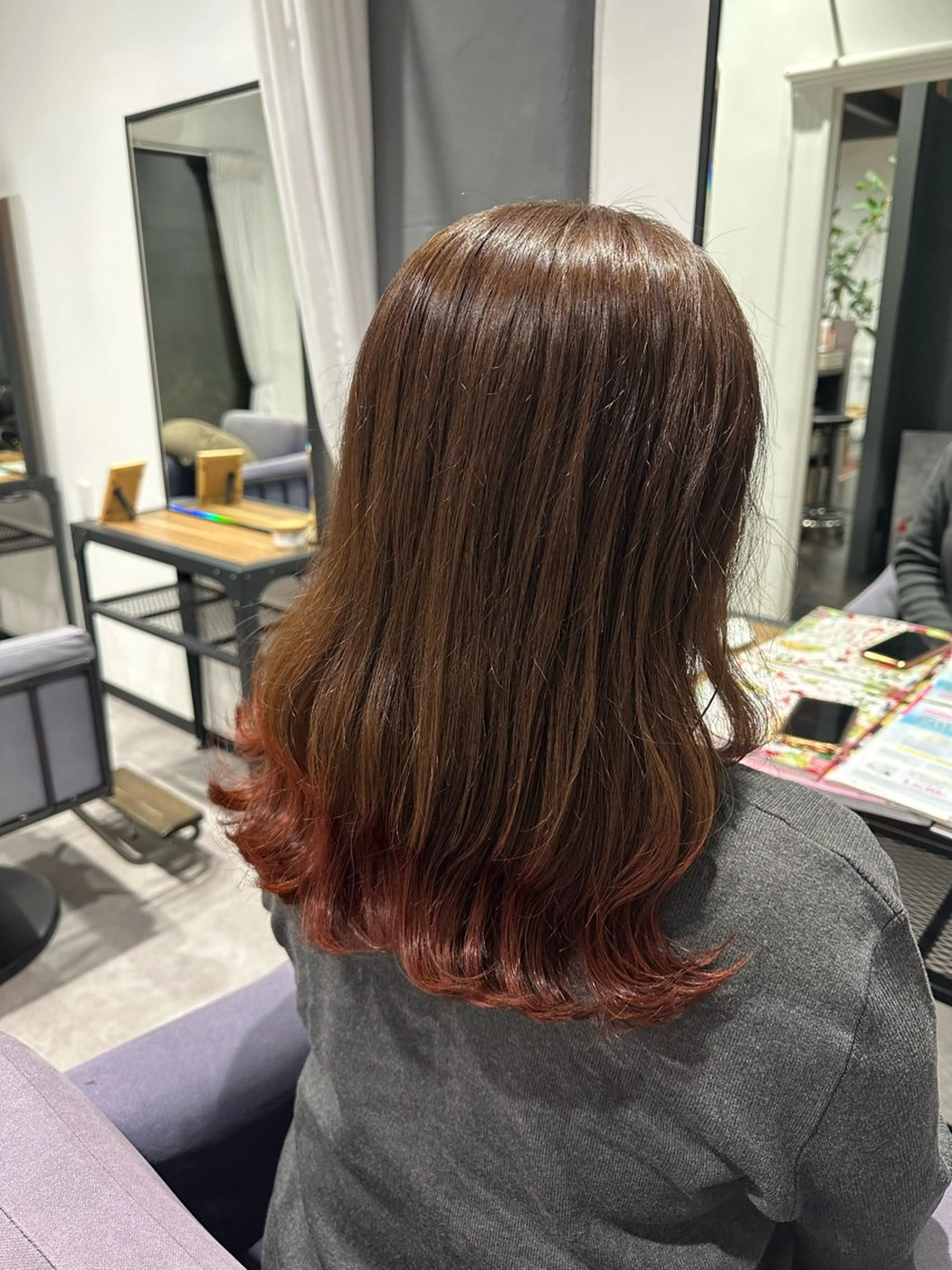 ロング 稲本麻衣 【韓国ヘア】のヘアスタイル