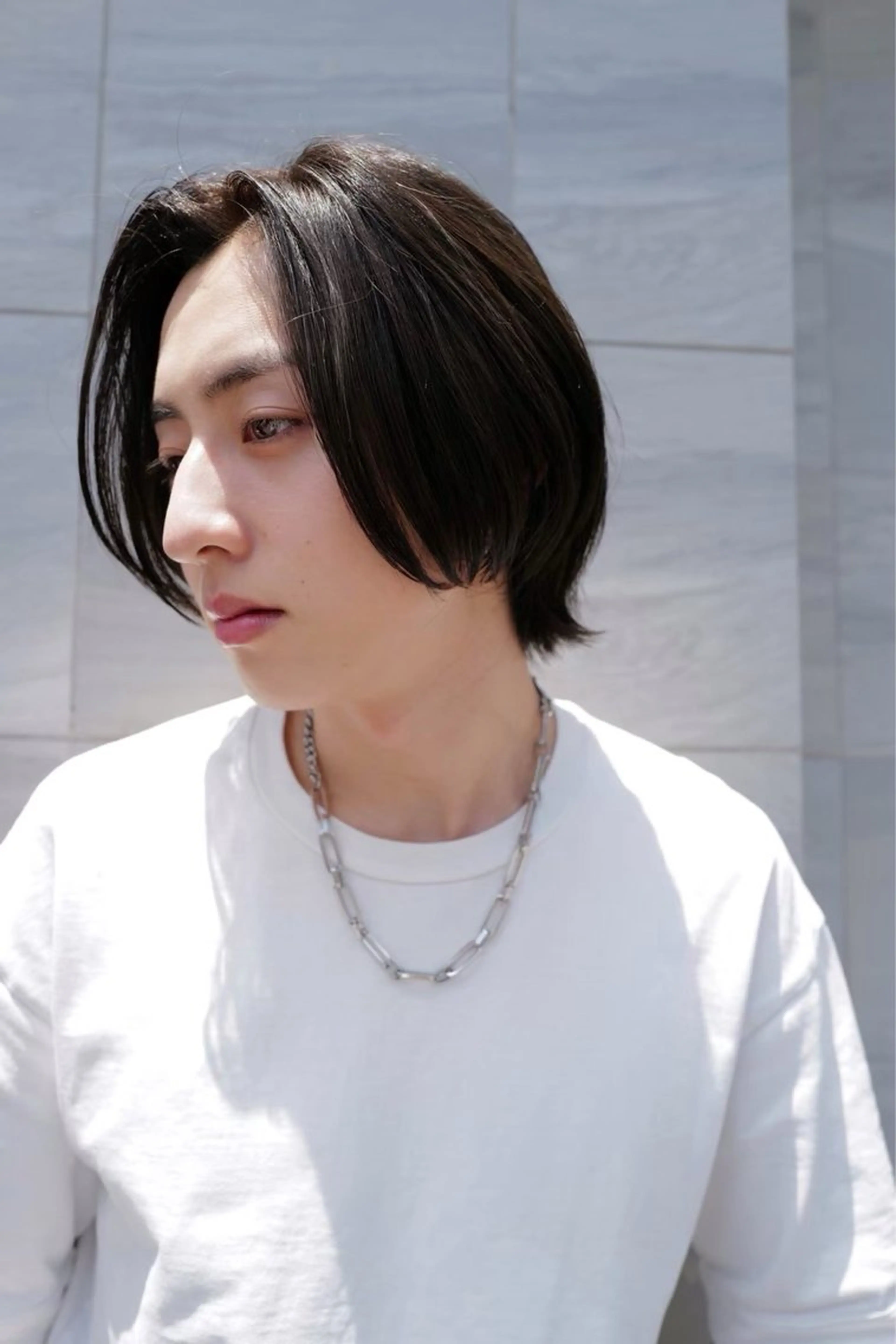 ミディアム メンズ ミディアムパーマ メンズパーマ men'ssalon Loui(ルイ)烏丸のヘアスタイル