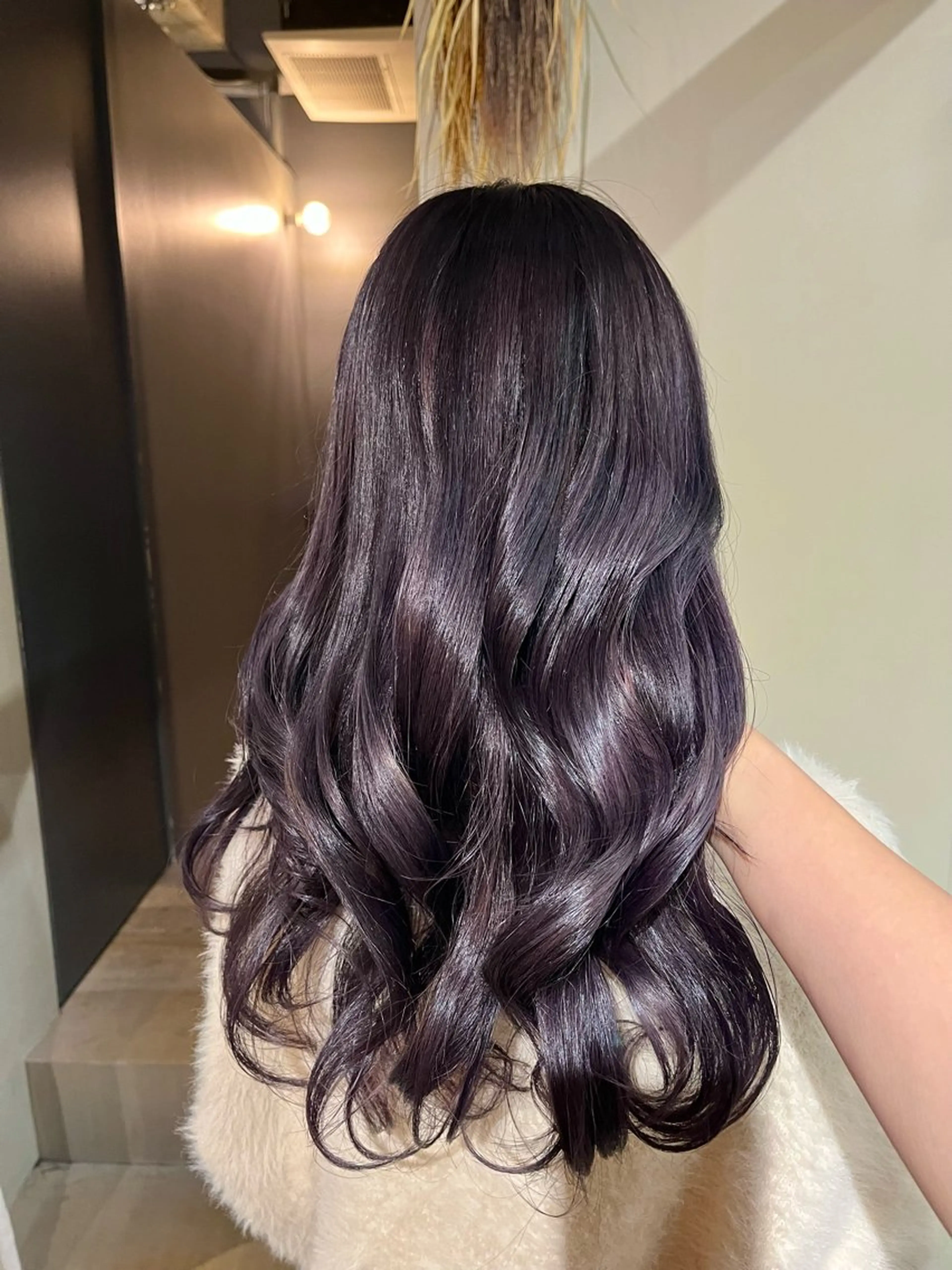 セミロング カラー ヘアカラー トリートメント 🌼花屋併設🌼 木下奈々望のヘアスタイル