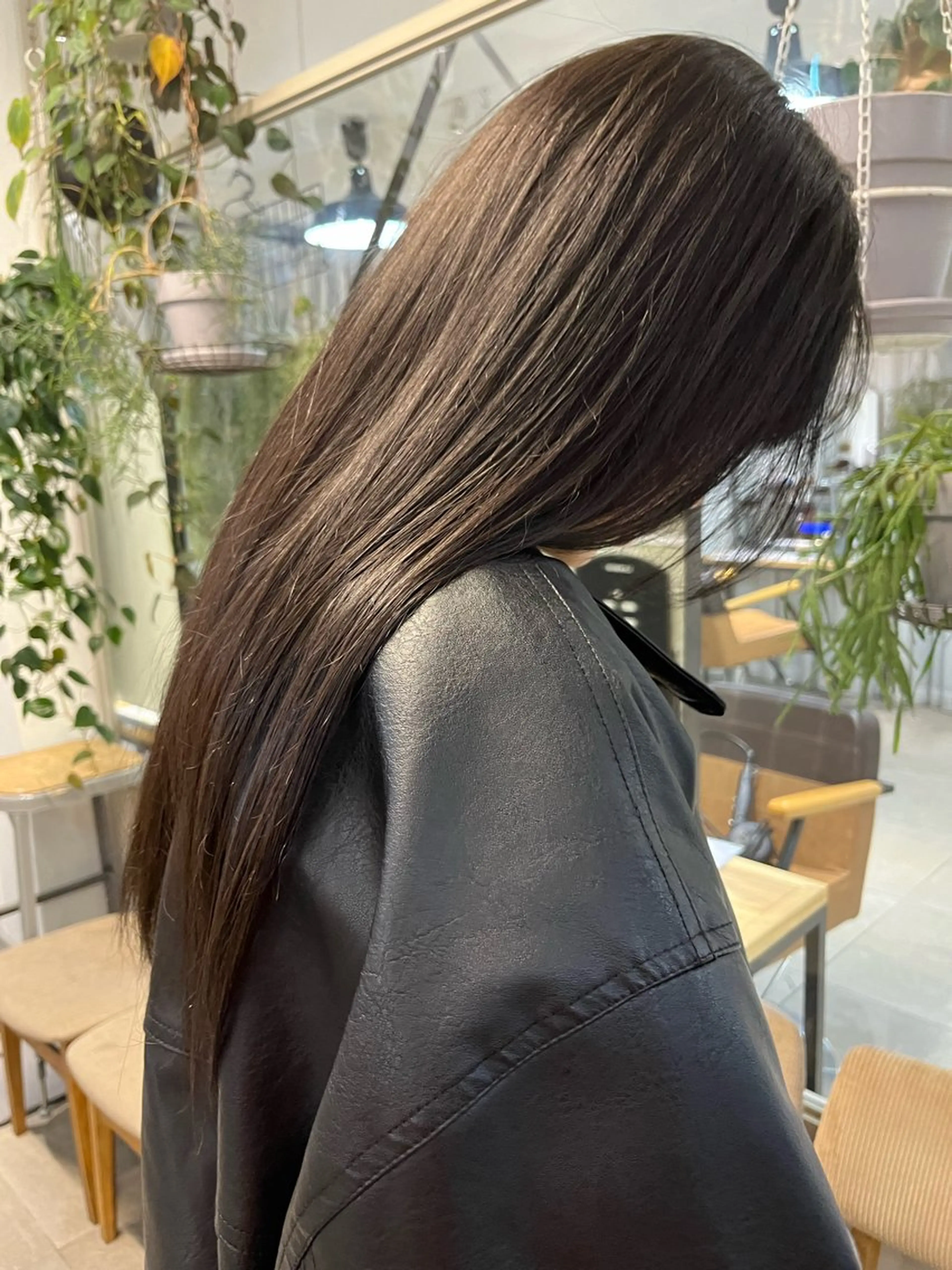 ロング カラー 縮毛矯正 トリートメント 赤み消しカラー/ ナチュラル/トモキのヘアスタイル