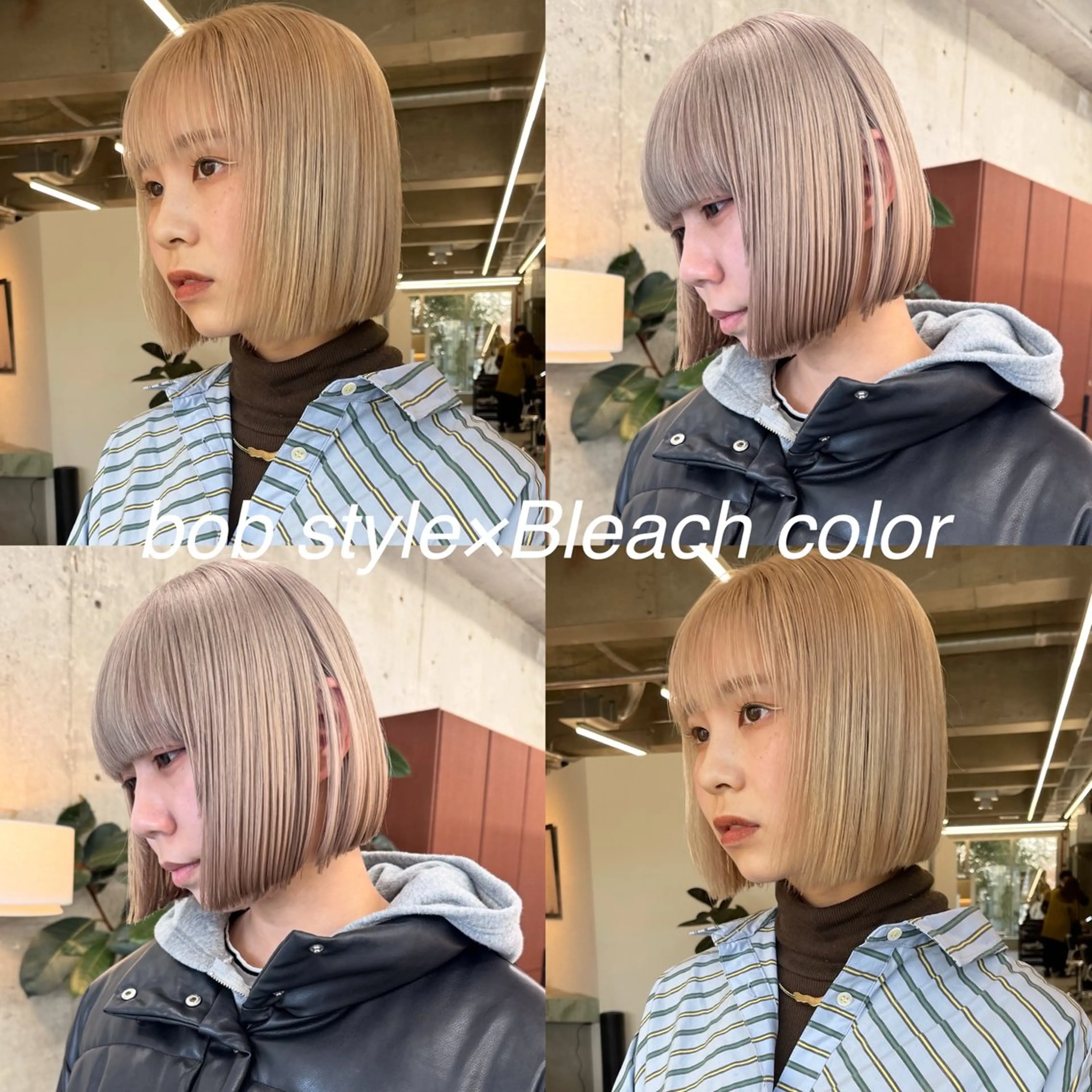 ショート カラー カット ヘアカラー トリートメント MIKU★デザイン/ 透明感カラー/ボブのヘアスタイル