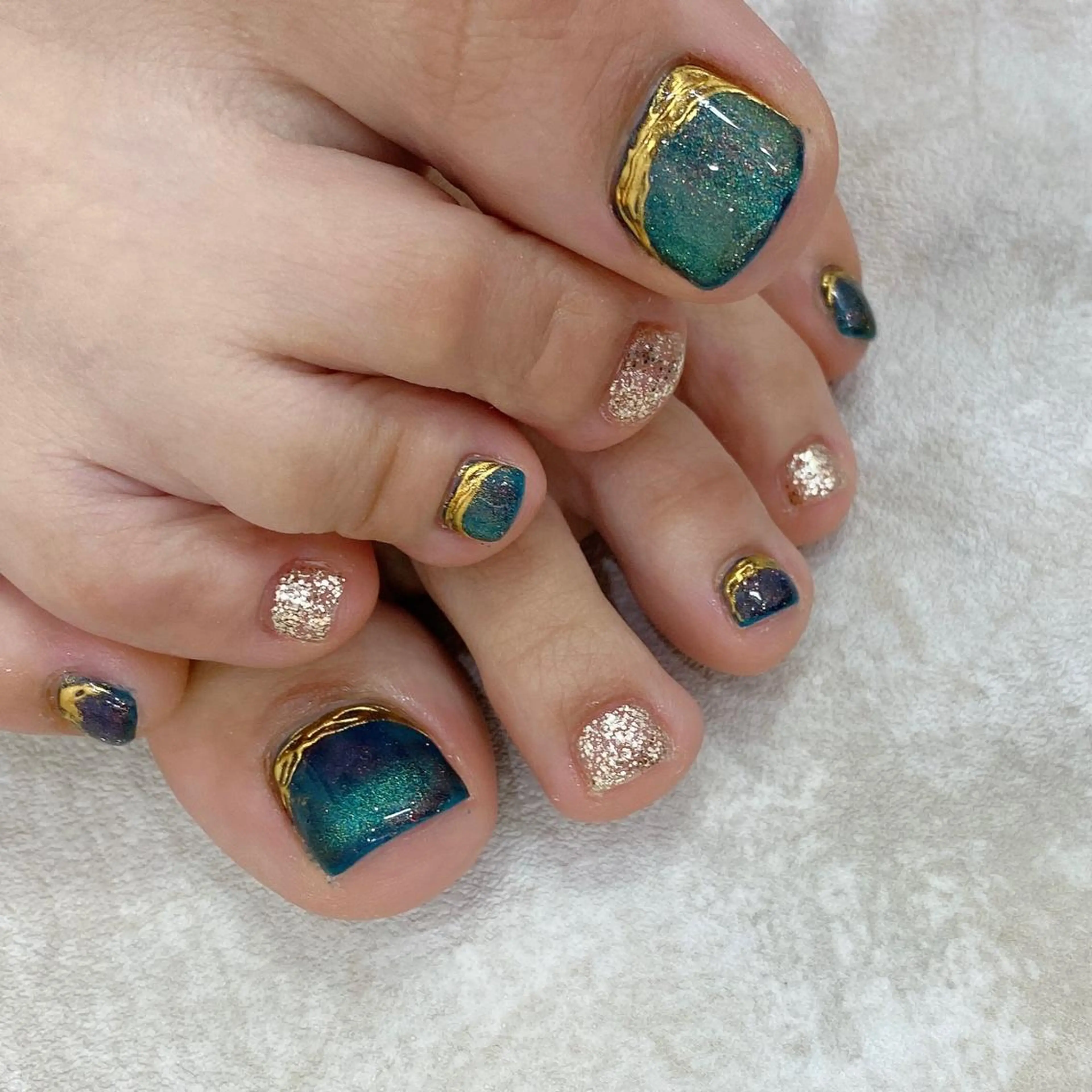 ネイル フットネイル nailsalon ∞ ﾐｶﾅﾙ ∞のネイルデザイン