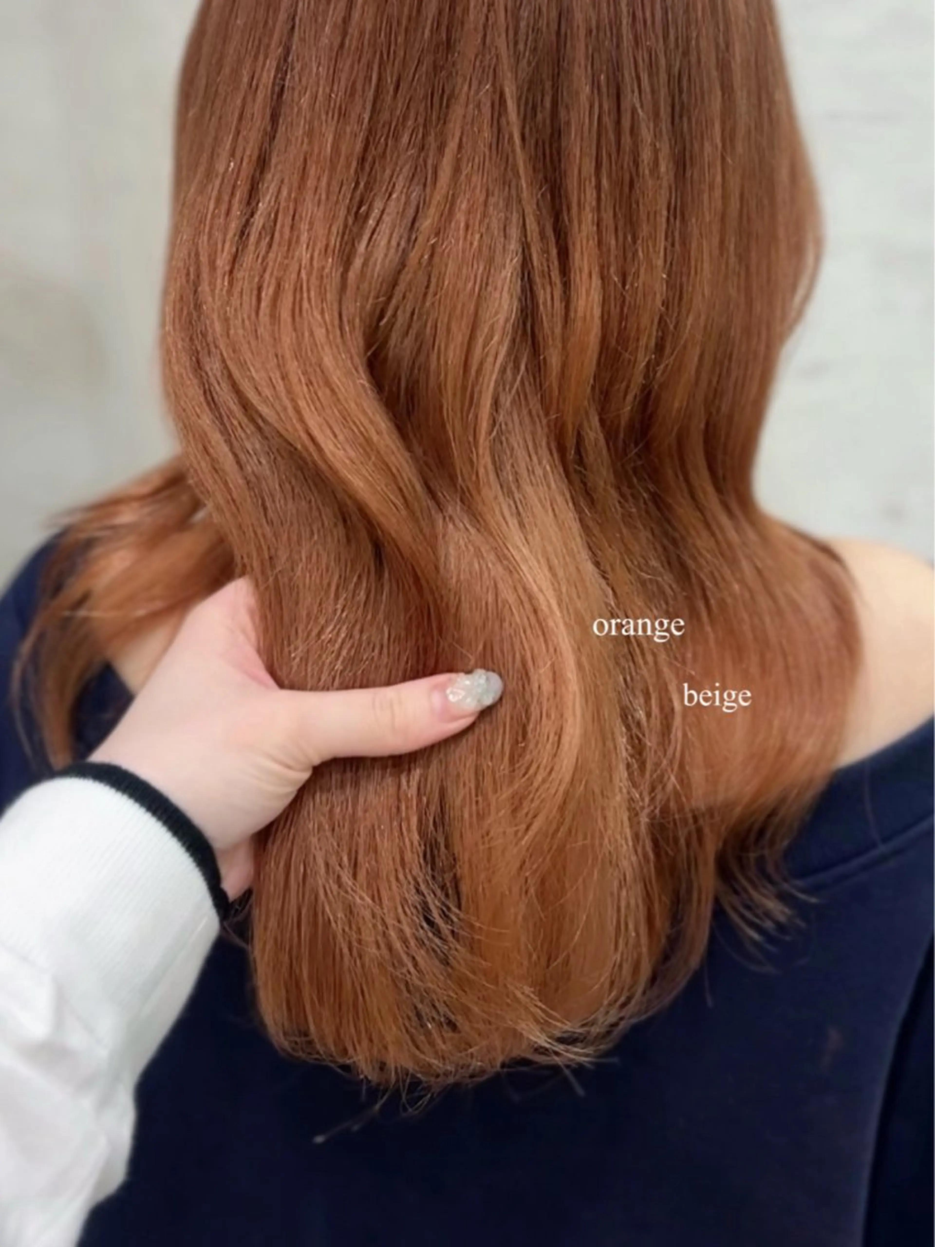 セミロング カラー ヘアカラー 杉田 涼のヘアスタイル