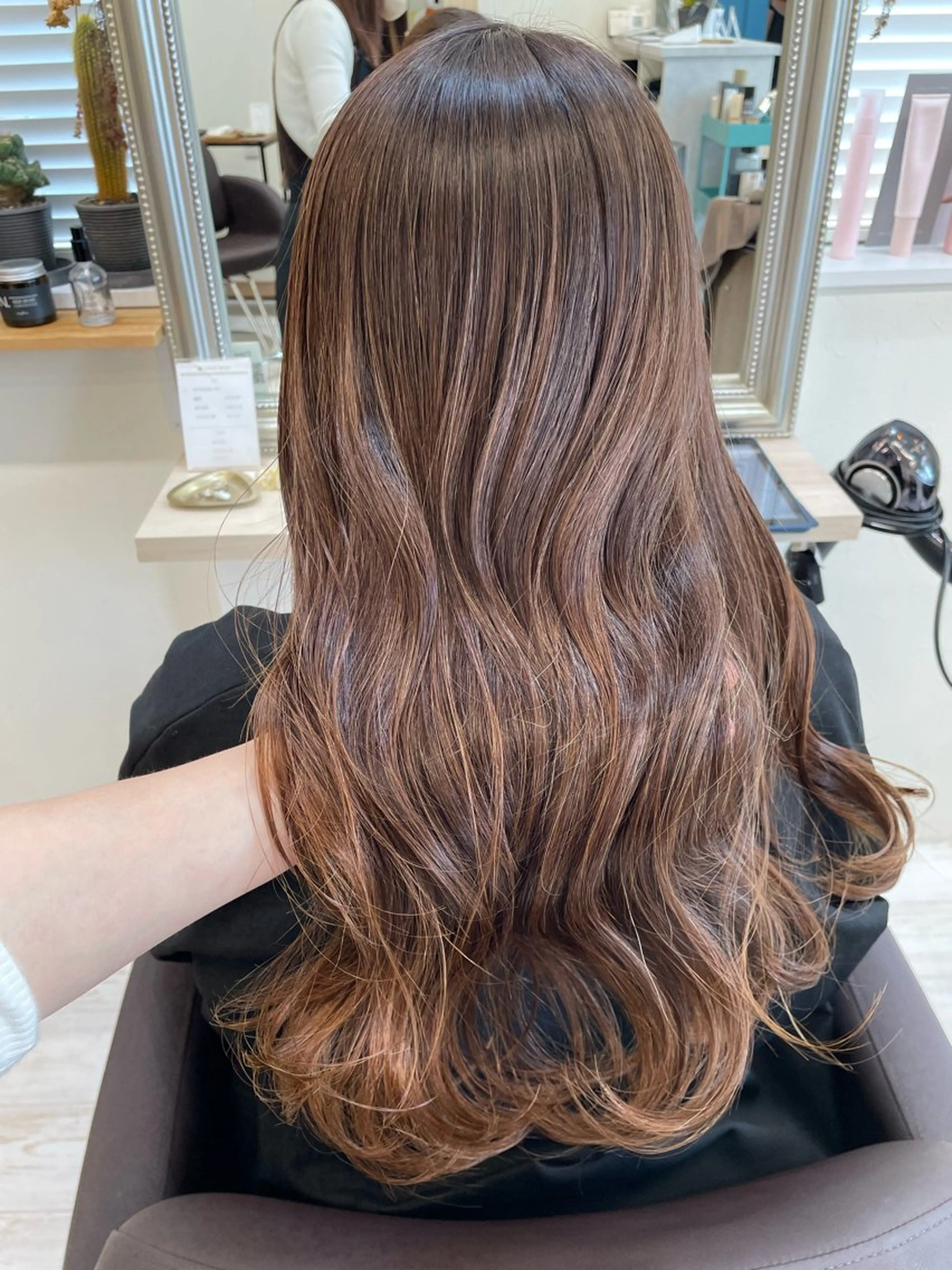 ロング カラー カット ヘアカラー トリートメント 💫髪質改善矯正 MIHO💫のヘアスタイル