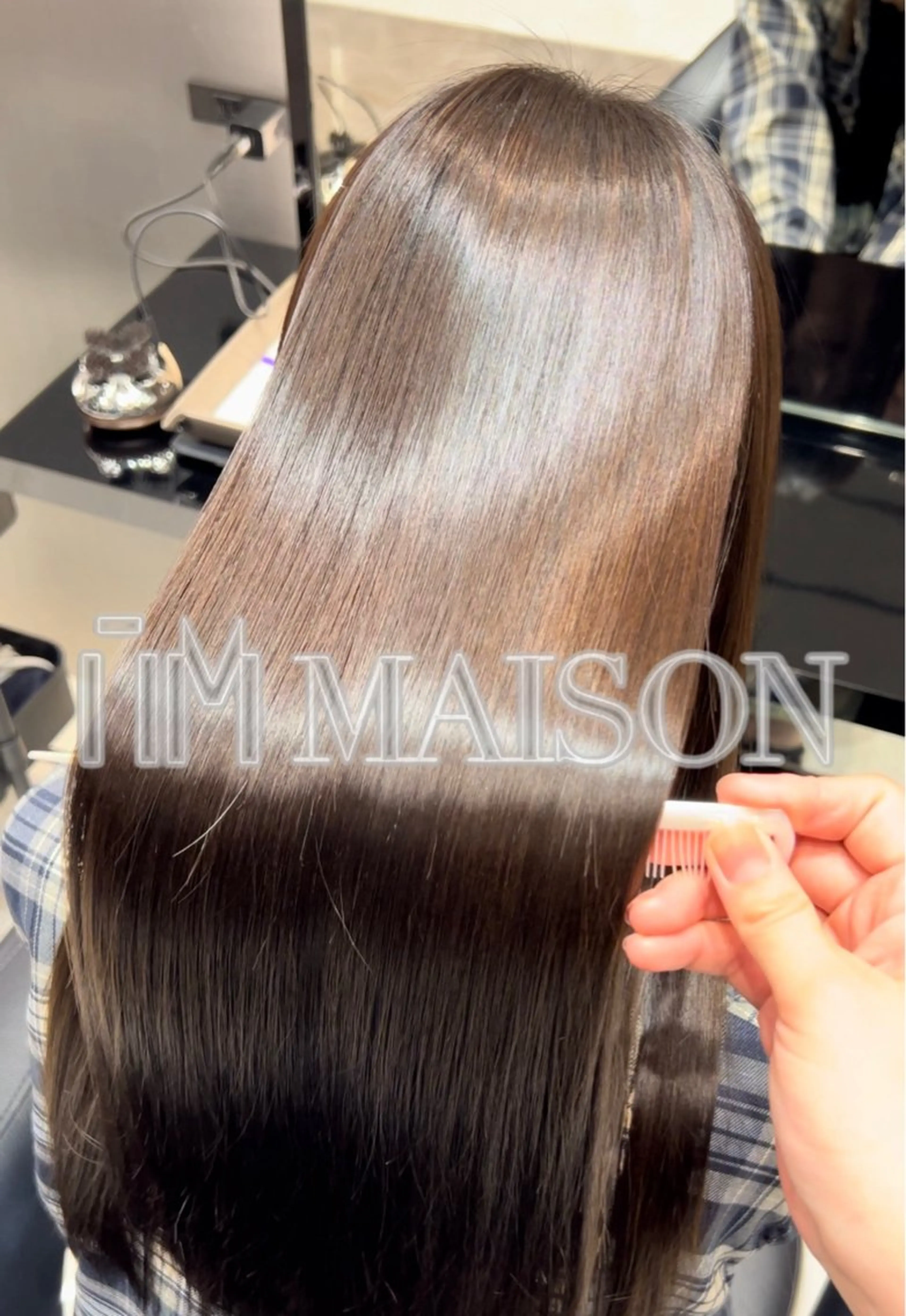 ロング 美髪矯正/髪質改善 /艶髪/千田理名🪞のヘアスタイル