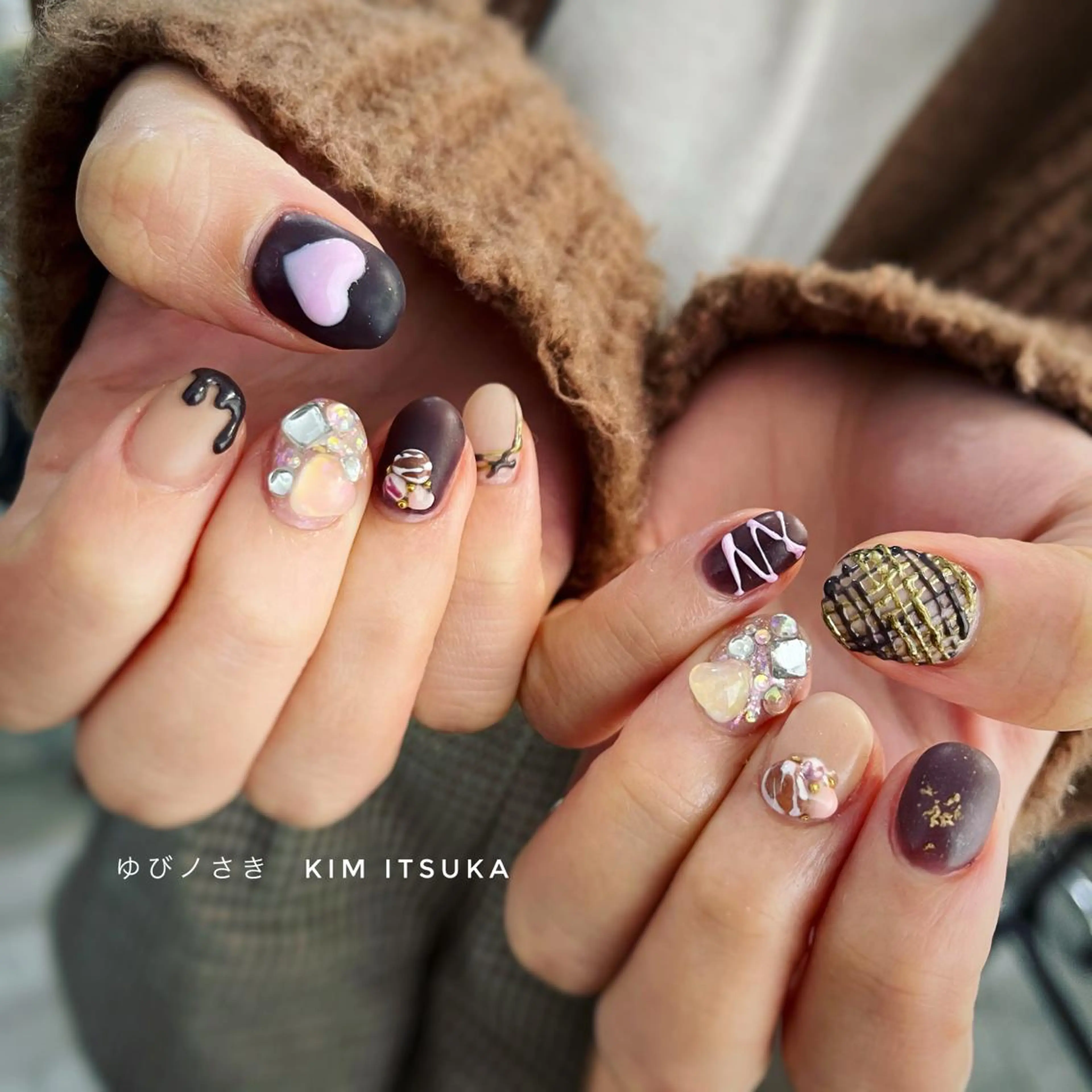 ネイル ゆびノさき茨木店 ニュアンス/アートのネイルデザイン