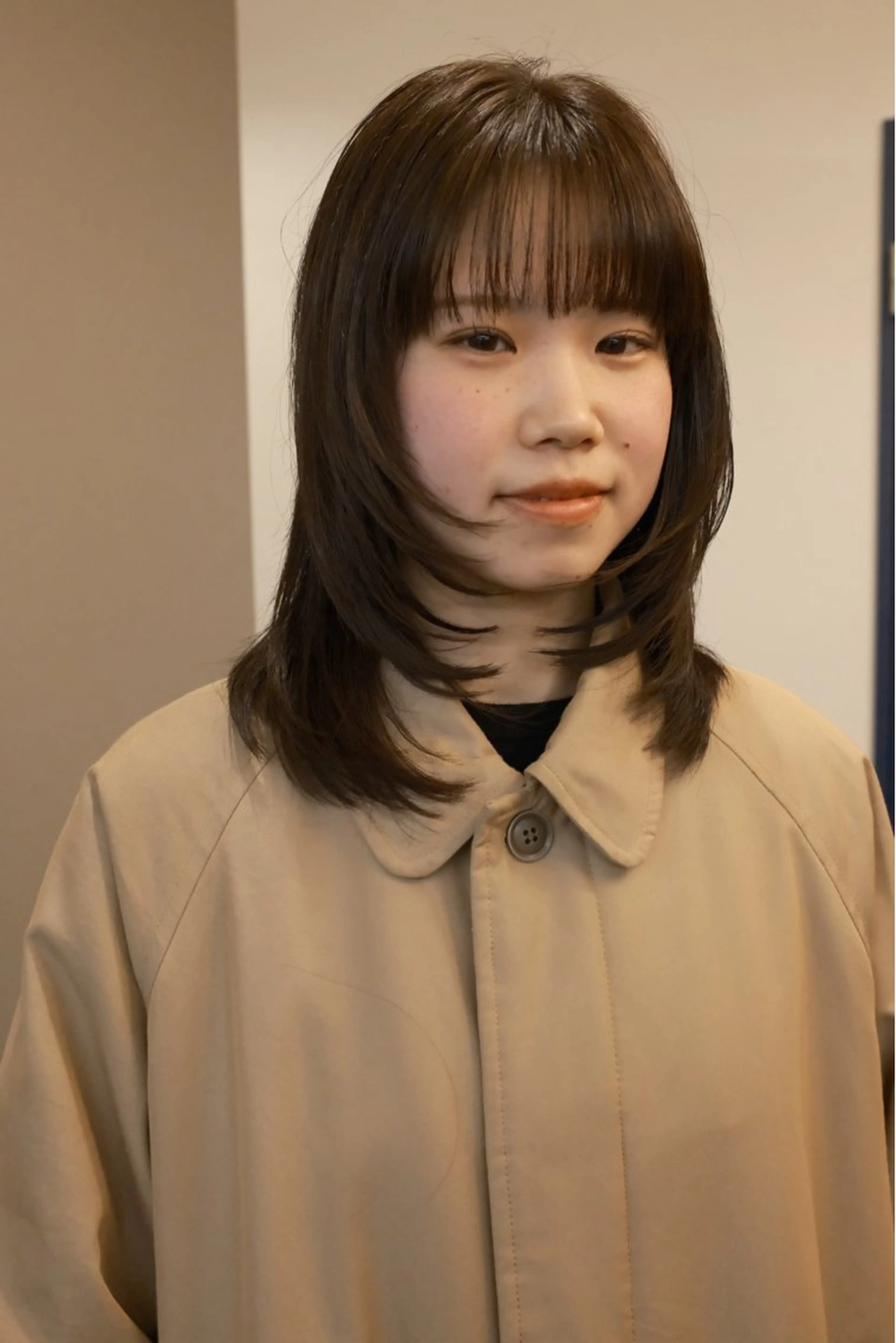 ミディアム カラー カット ヘアカラー パーマ/透明感カラー 元町🌱takutoのヘアスタイル