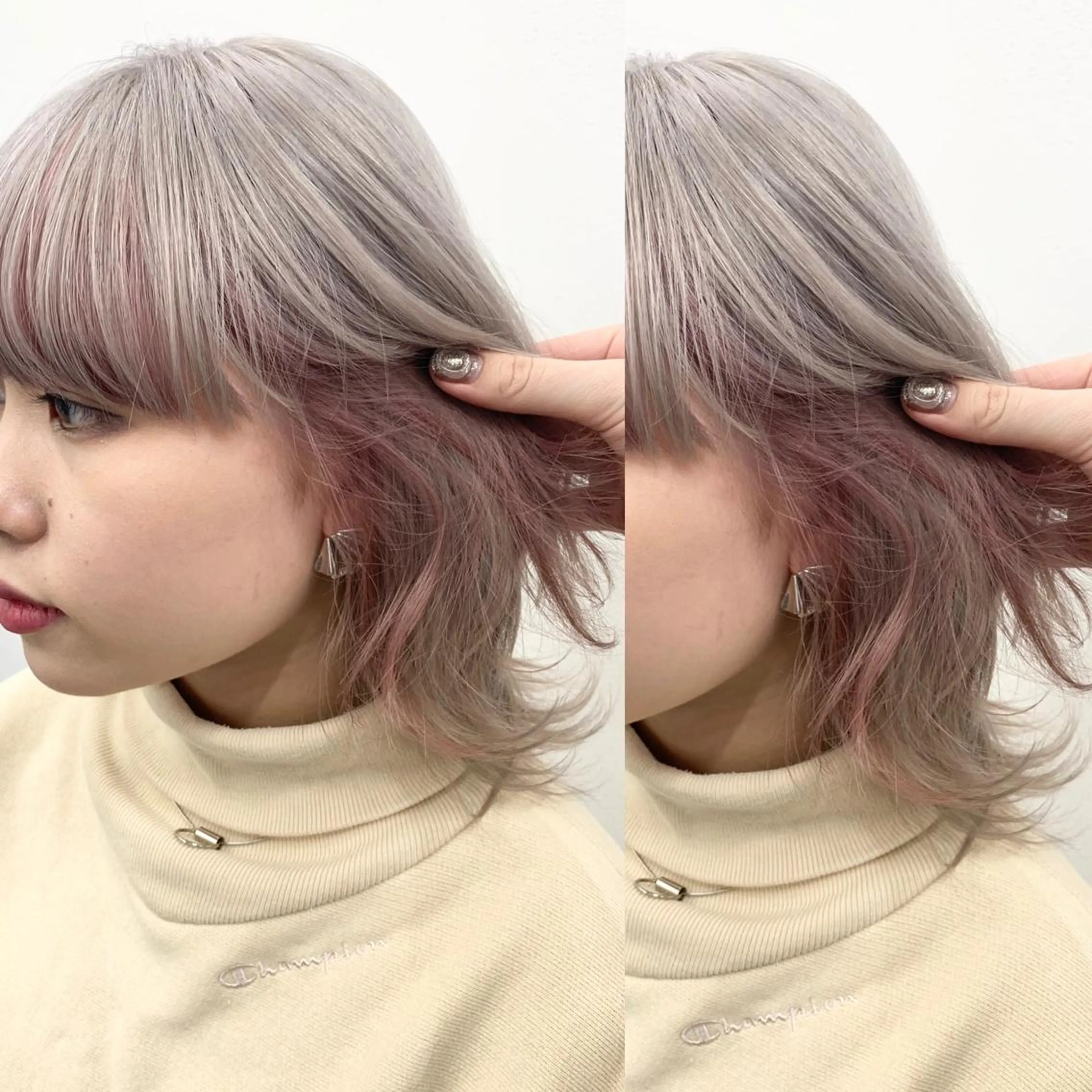 ミディアム カラー レイヤーカット/艶髪 ✨💭KIRARIのヘアスタイル