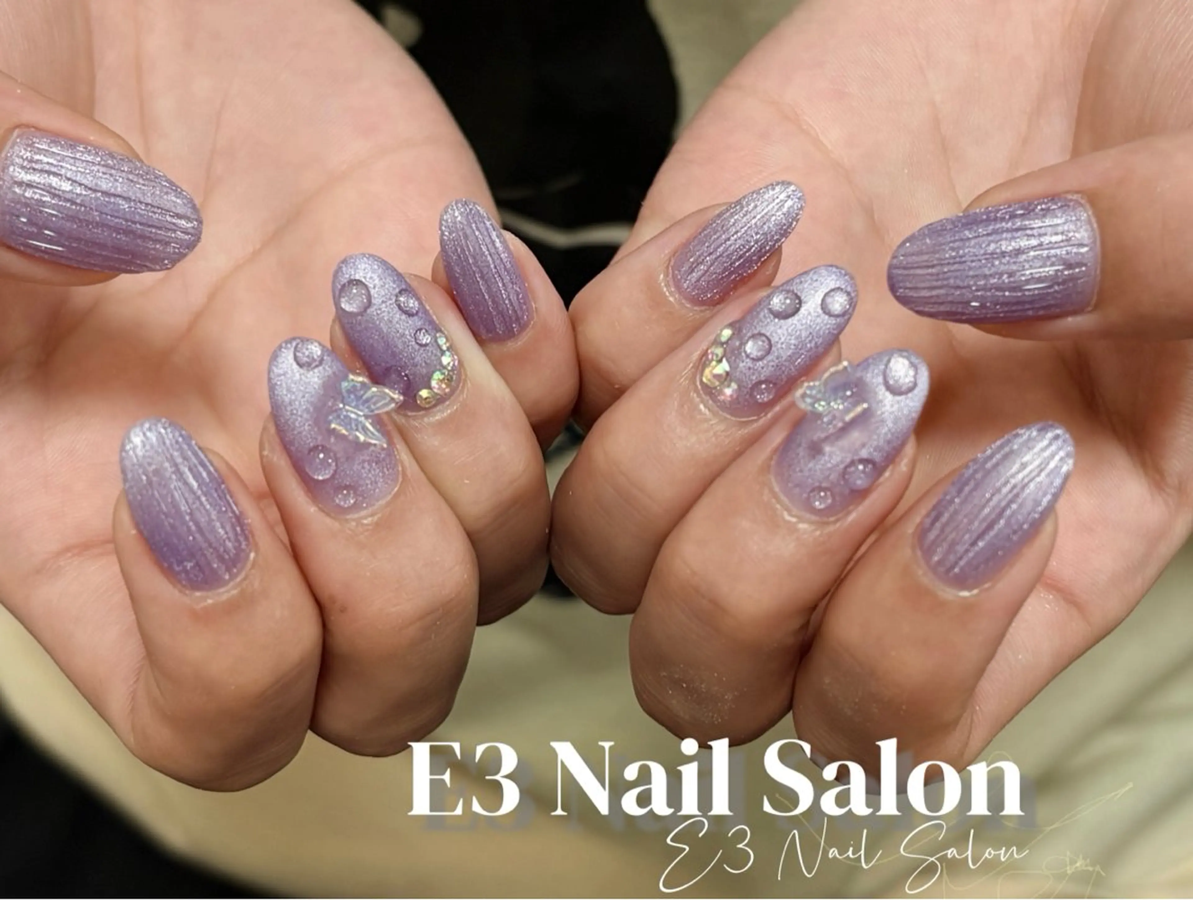 ネイル 桜ネイル フレンチネイル ジェルネイル ガラスフレンチ グラデーション ハンドネイル E3 Nail Salonのネイルデザイン