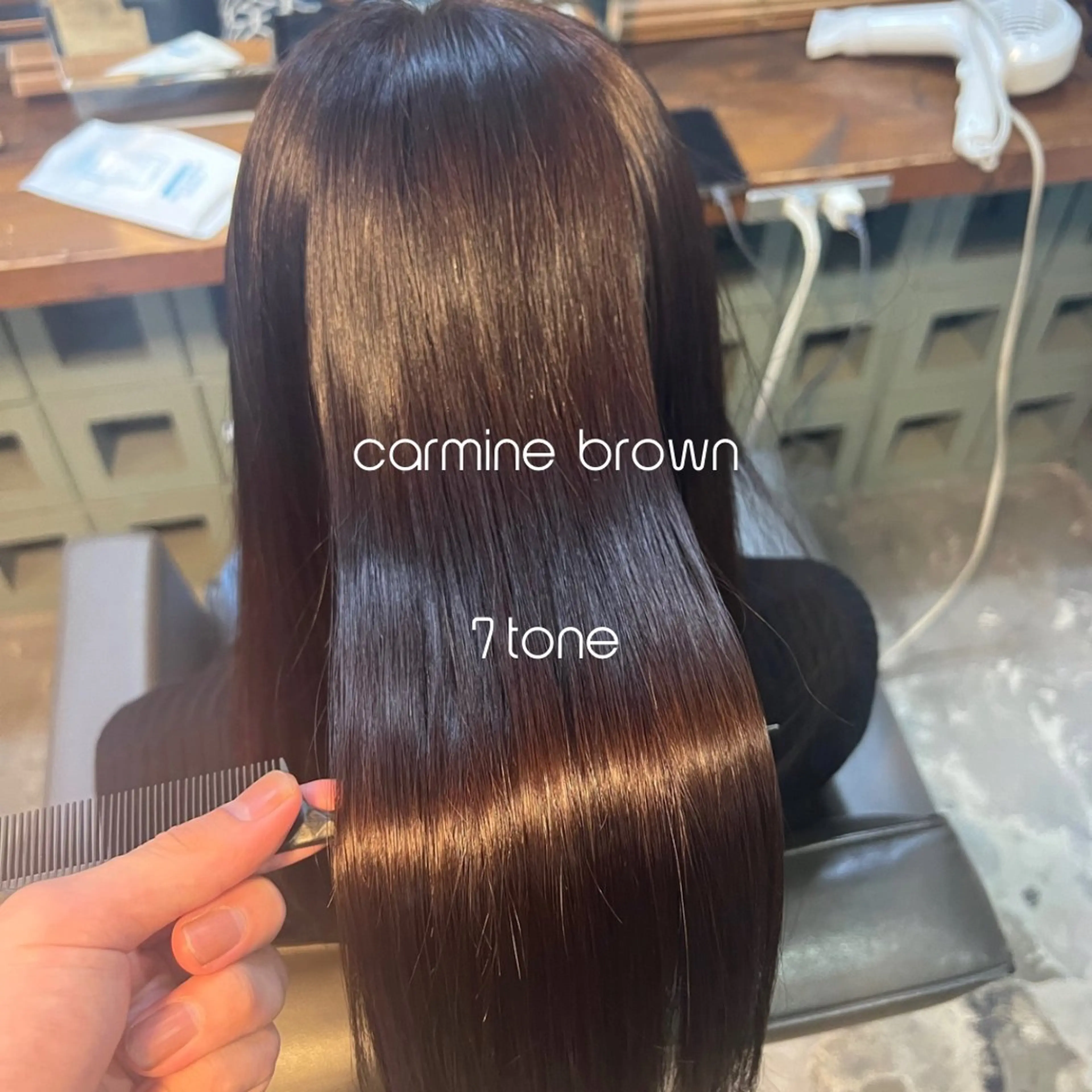 ロング カラー ブリーチ ブリーチなしカラー 髪質改善/美髪矯正/ ハッシュカット/韓国のヘアスタイル