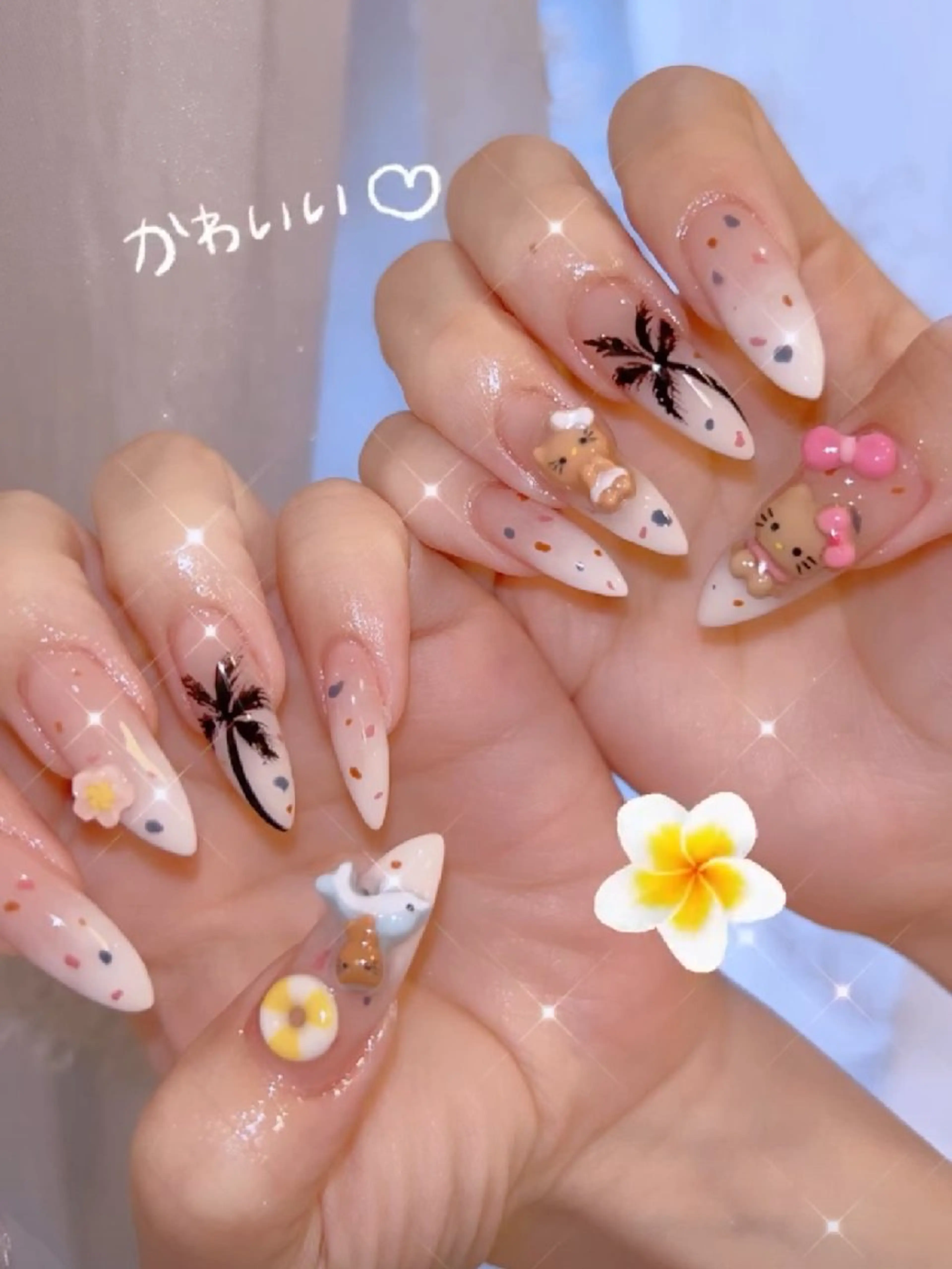 ネイル 長さ出し ジェルネイル 韓国ネイル マグネットネイル ニュアンスネイル ハンドネイル I LOVE ME NAIL.｡.:*♡のネイルデザイン