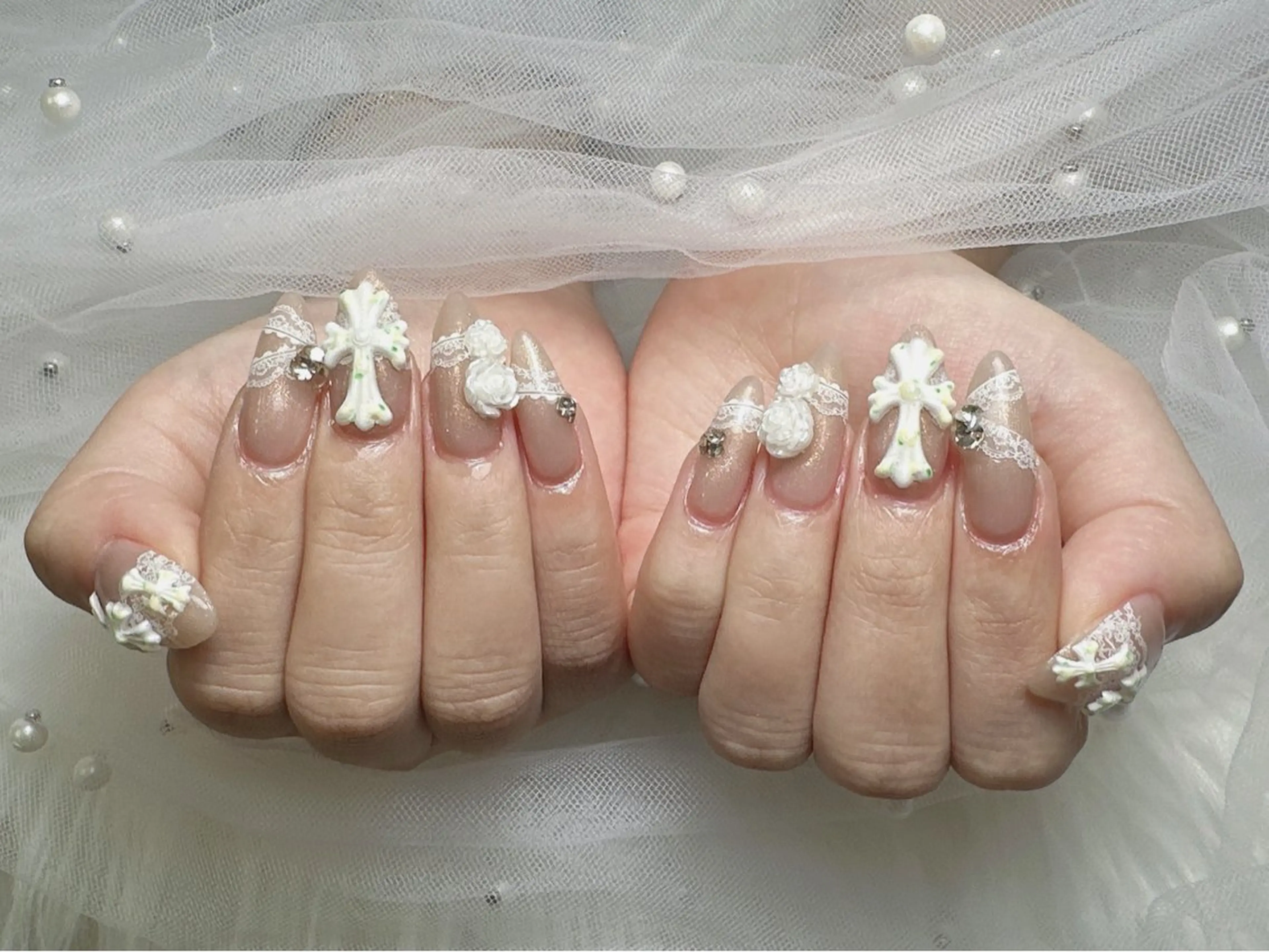 ネイル ハンドネイル Eclat〔ｴｸﾗ〕 MOEKA𝜗𝜚*のネイルデザイン