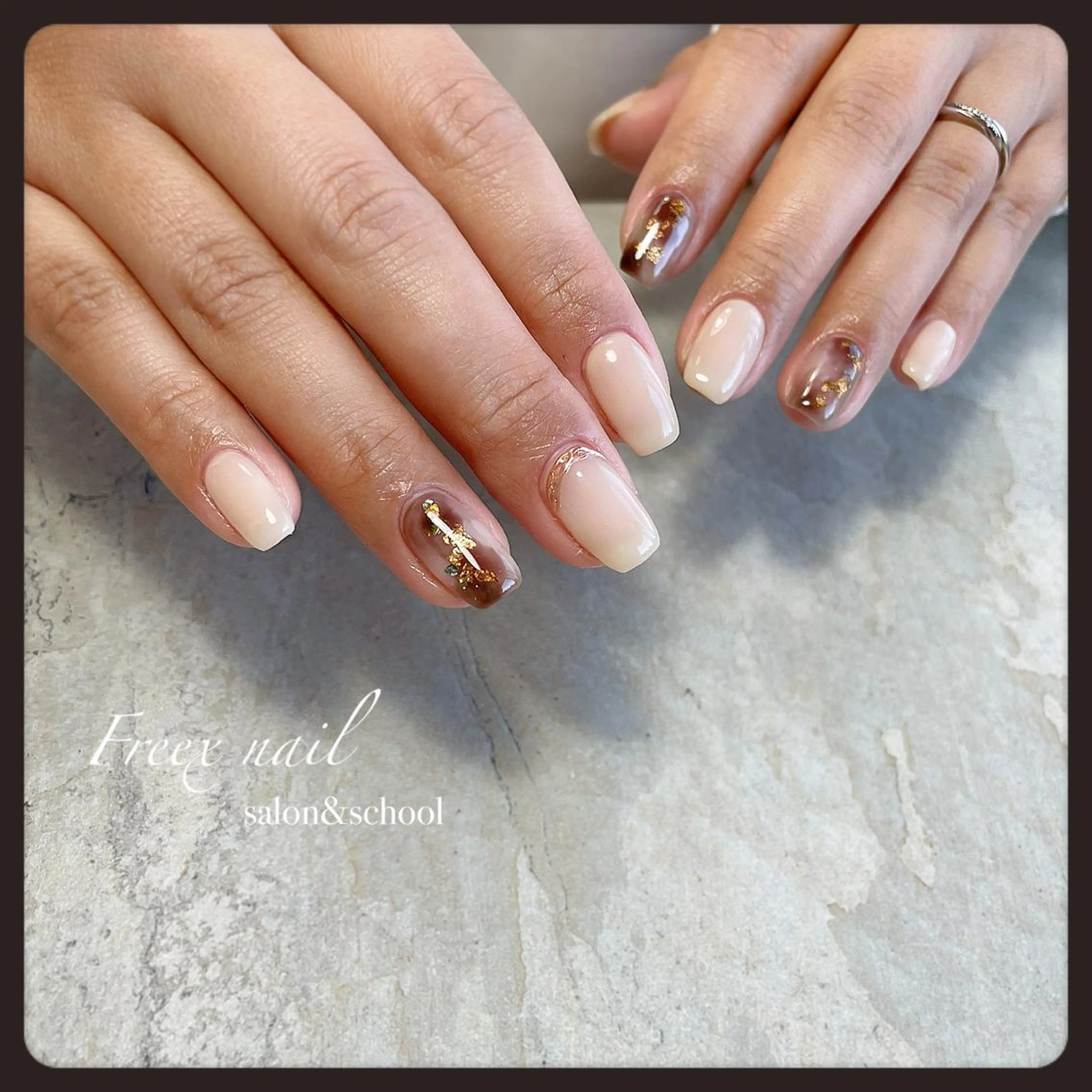 ネイル ニュアンスネイル ハンドネイル ハンドケア freex nail /ニュアンス/個性派のネイルデザイン