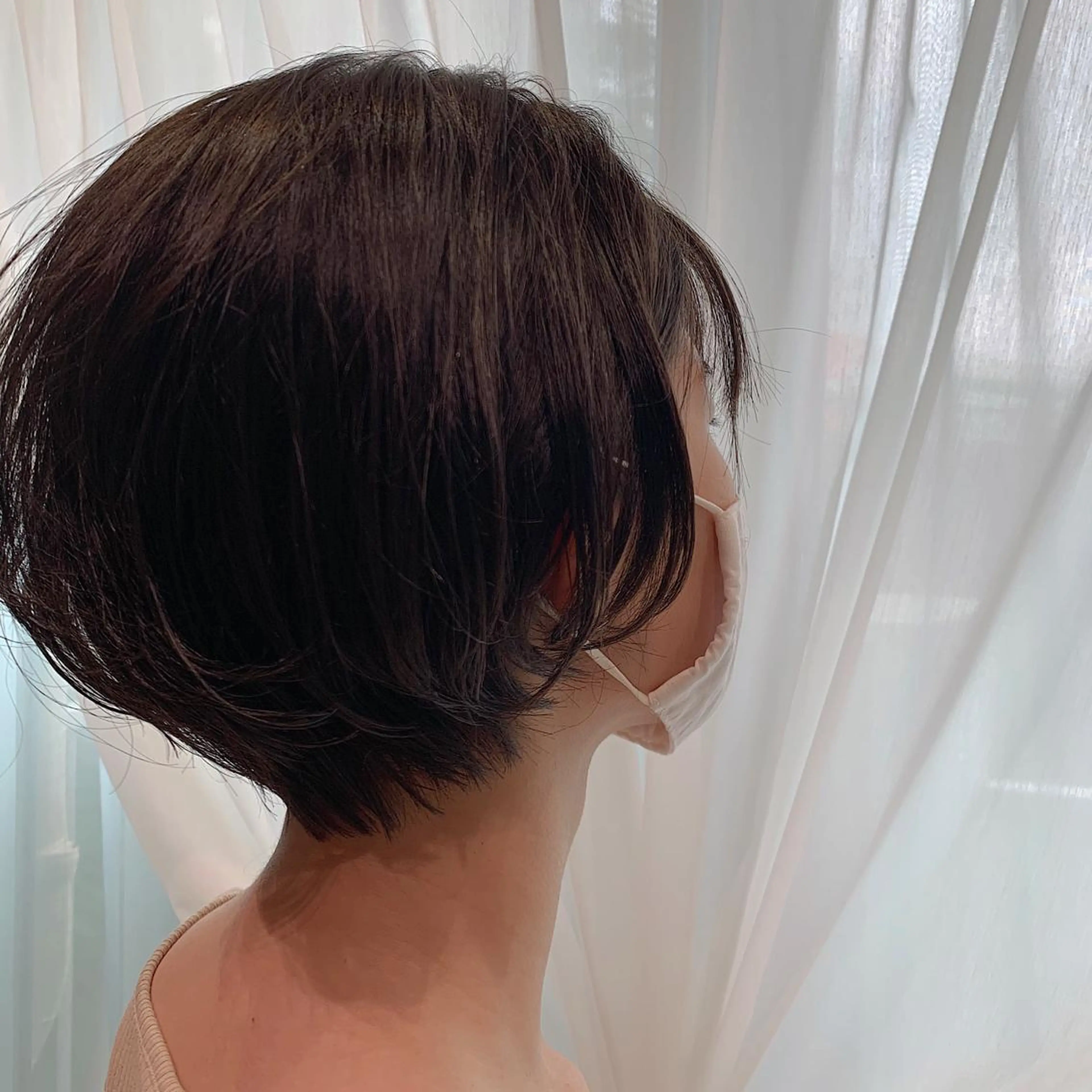 ショート カット ヘアカラー トリートメント ayano ．のヘアスタイル