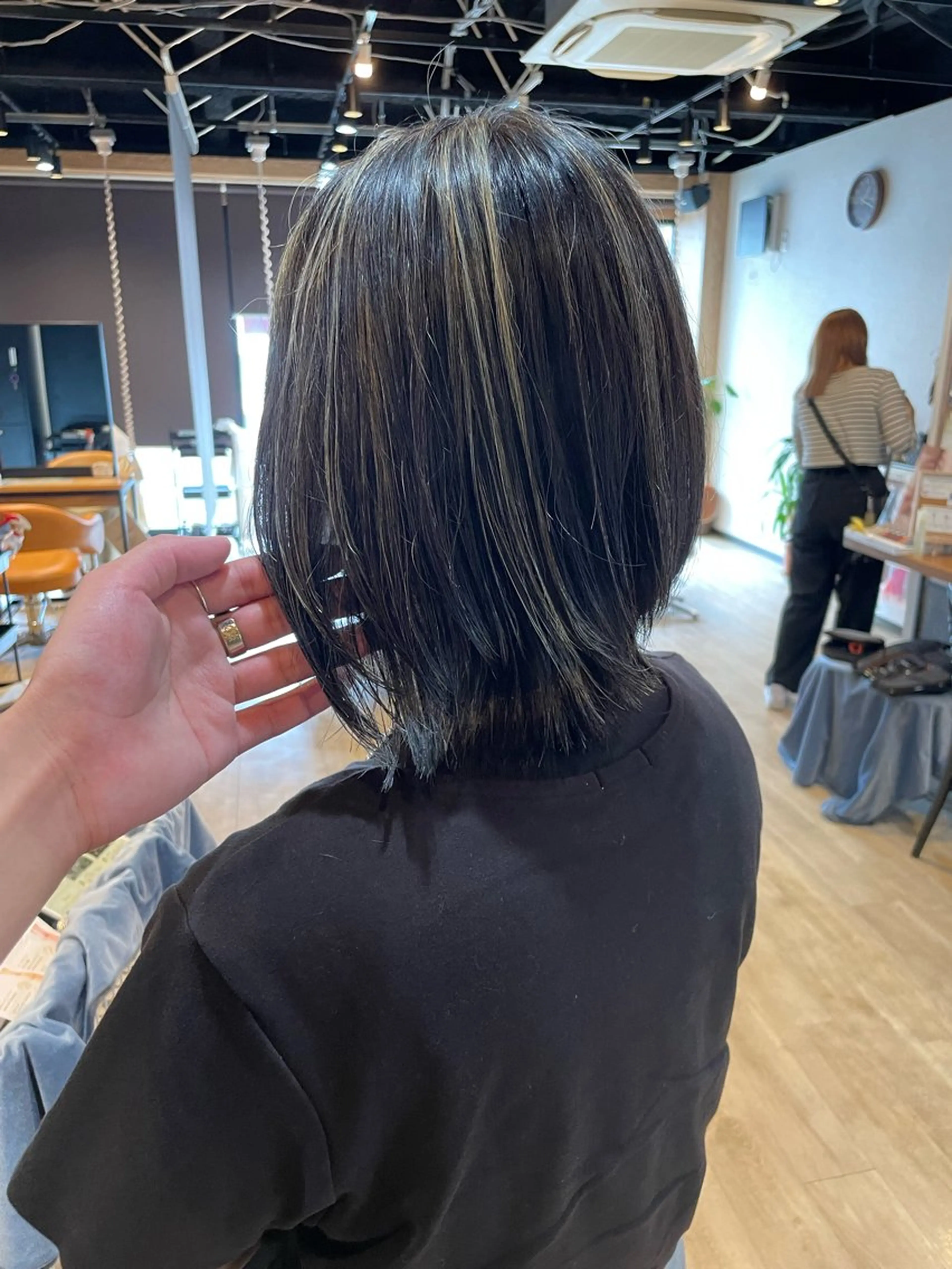 ショート カラー ハイライトカラー ハイライト ヘアカラー 髪質改善/ブリーチ 田代 龍我のヘアスタイル