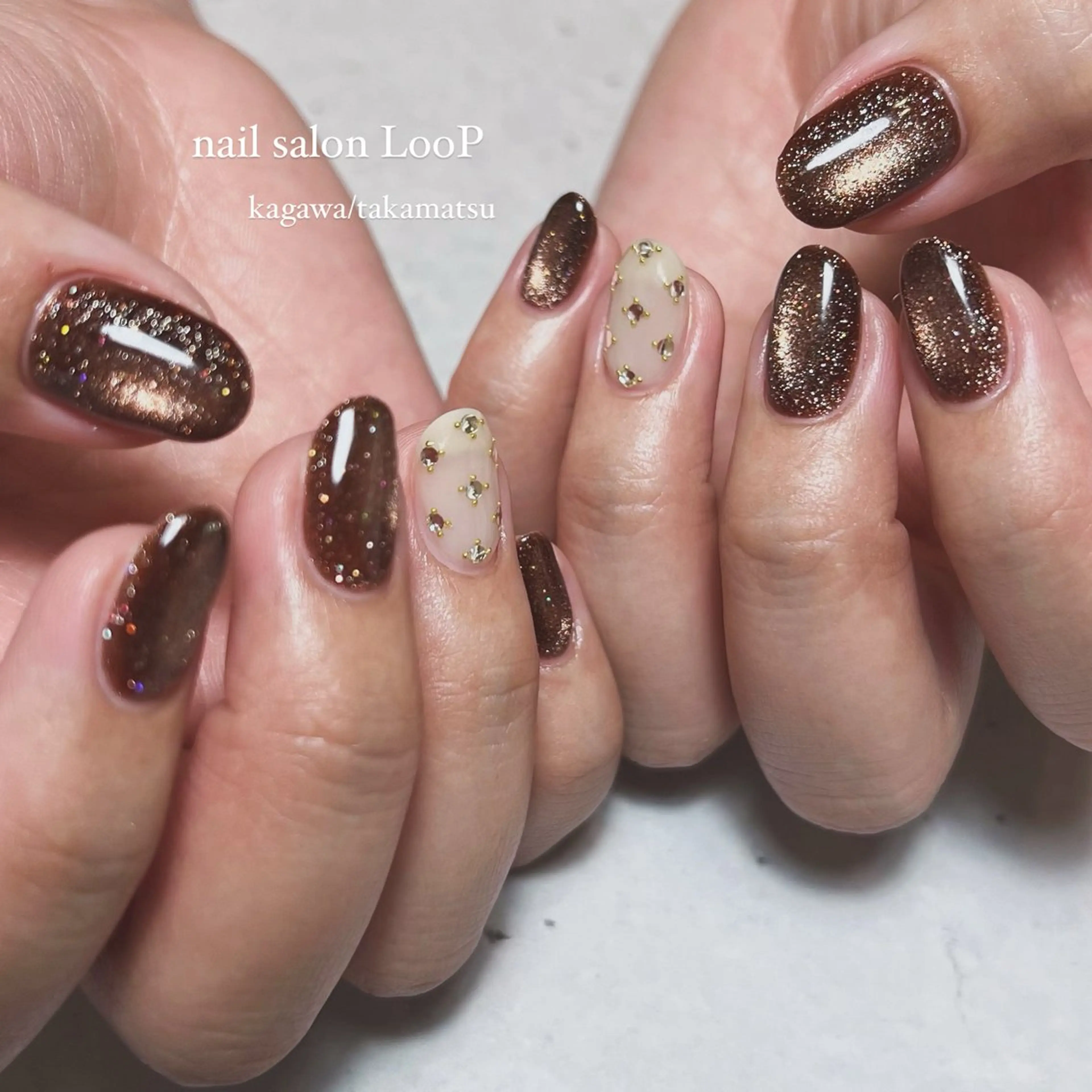 ネイル ハンドネイル LooP riho / nuanceのネイルデザイン