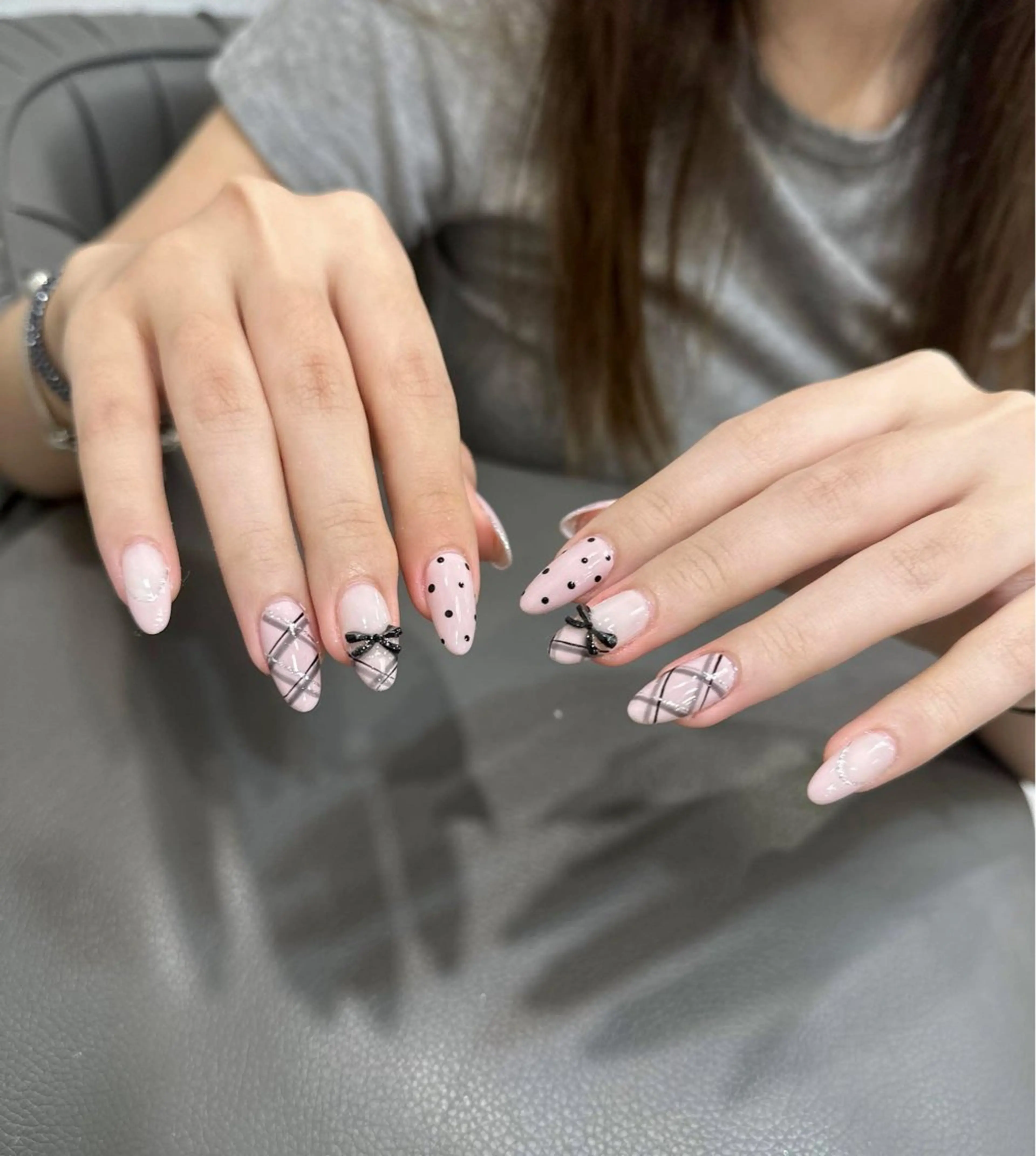 ネイル 韓国ネイル 持ち込み ニュアンスネイル ワンホンネイル ハンドネイル Mio Nailのネイルデザイン