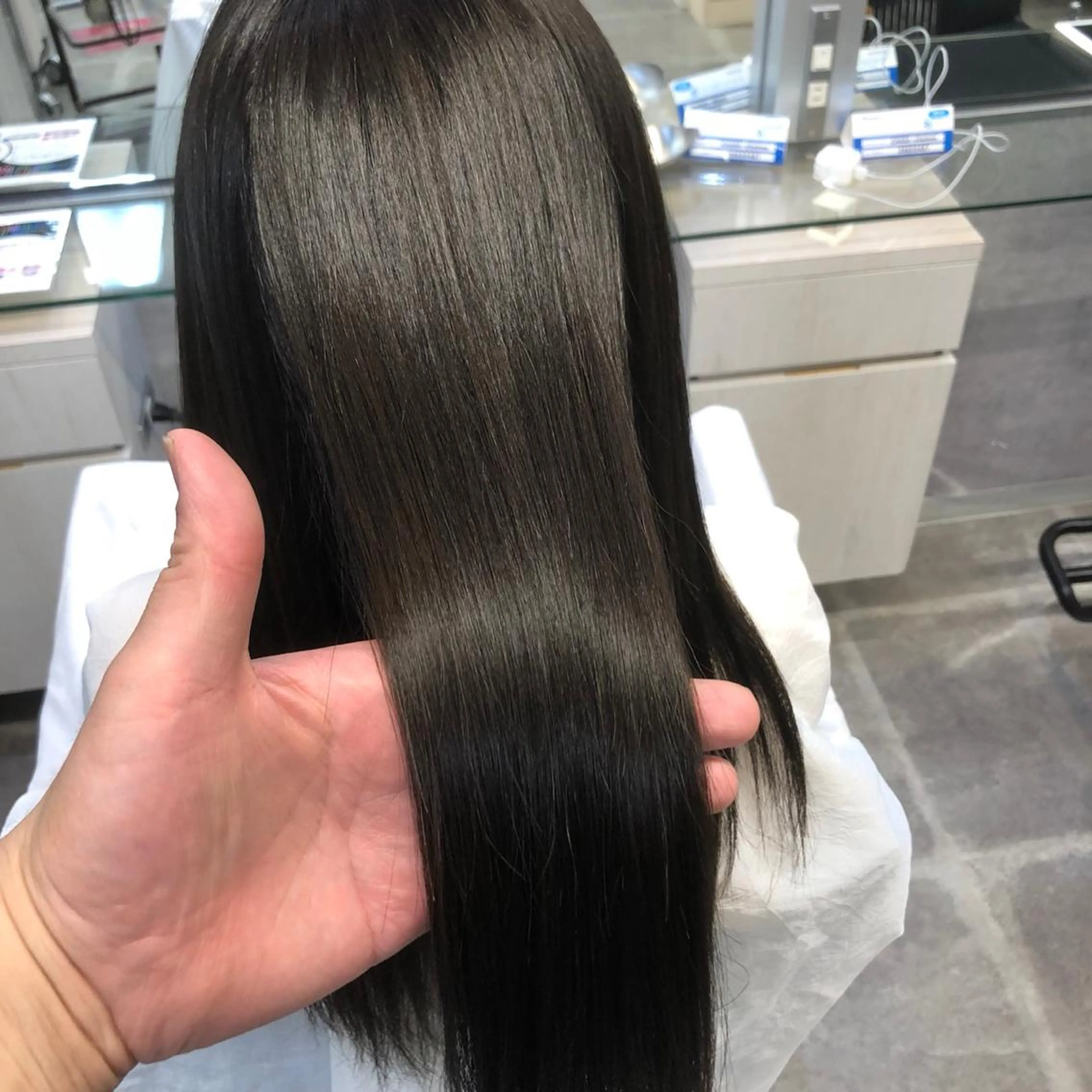 ロング 髪質改善 トリートメント 今野 美栄のヘアスタイル