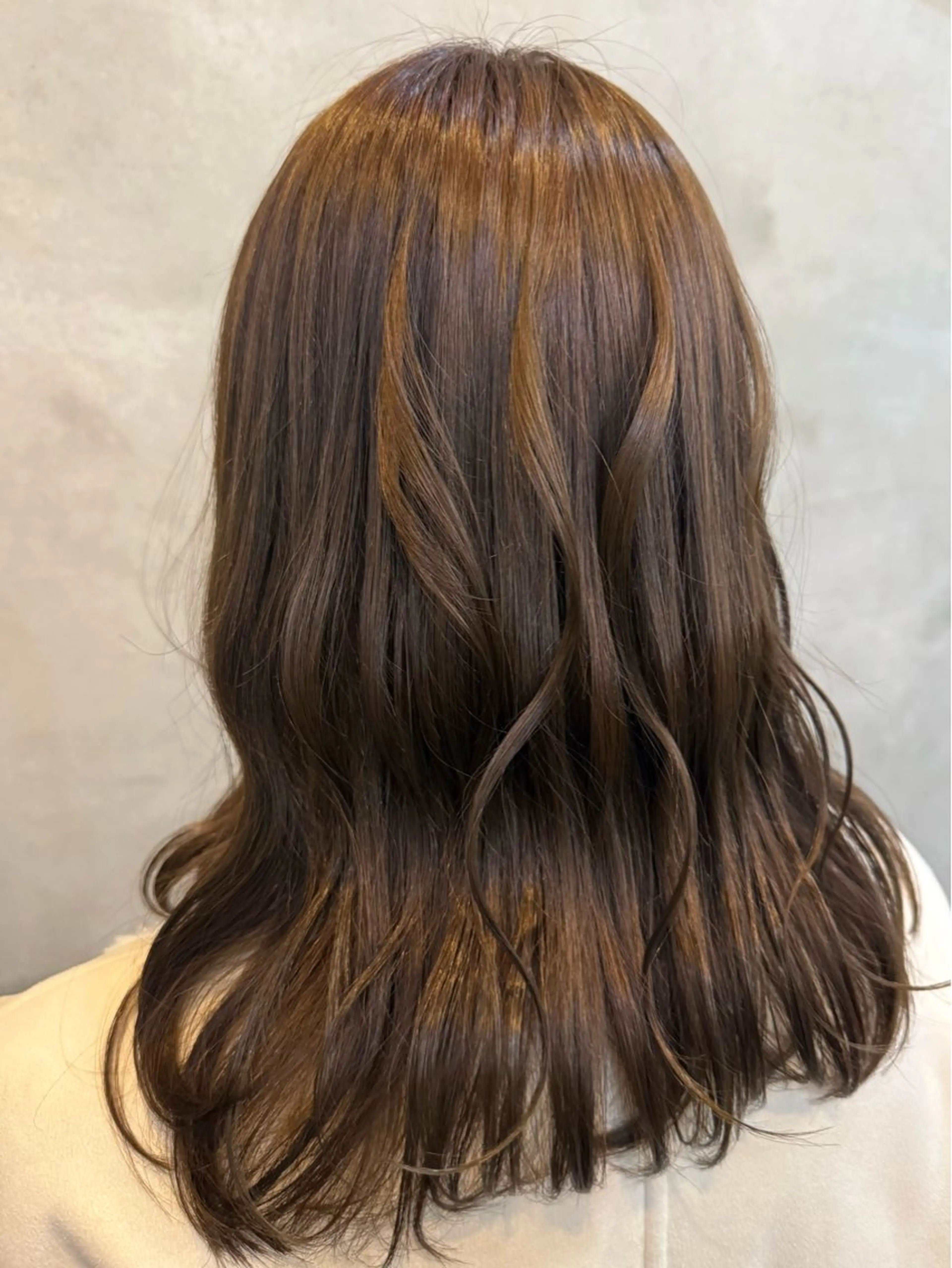 セミロング アッシュ ヘアカラー トリートメント モデル様募集中/ 吉祥寺/ほえみのヘアスタイル