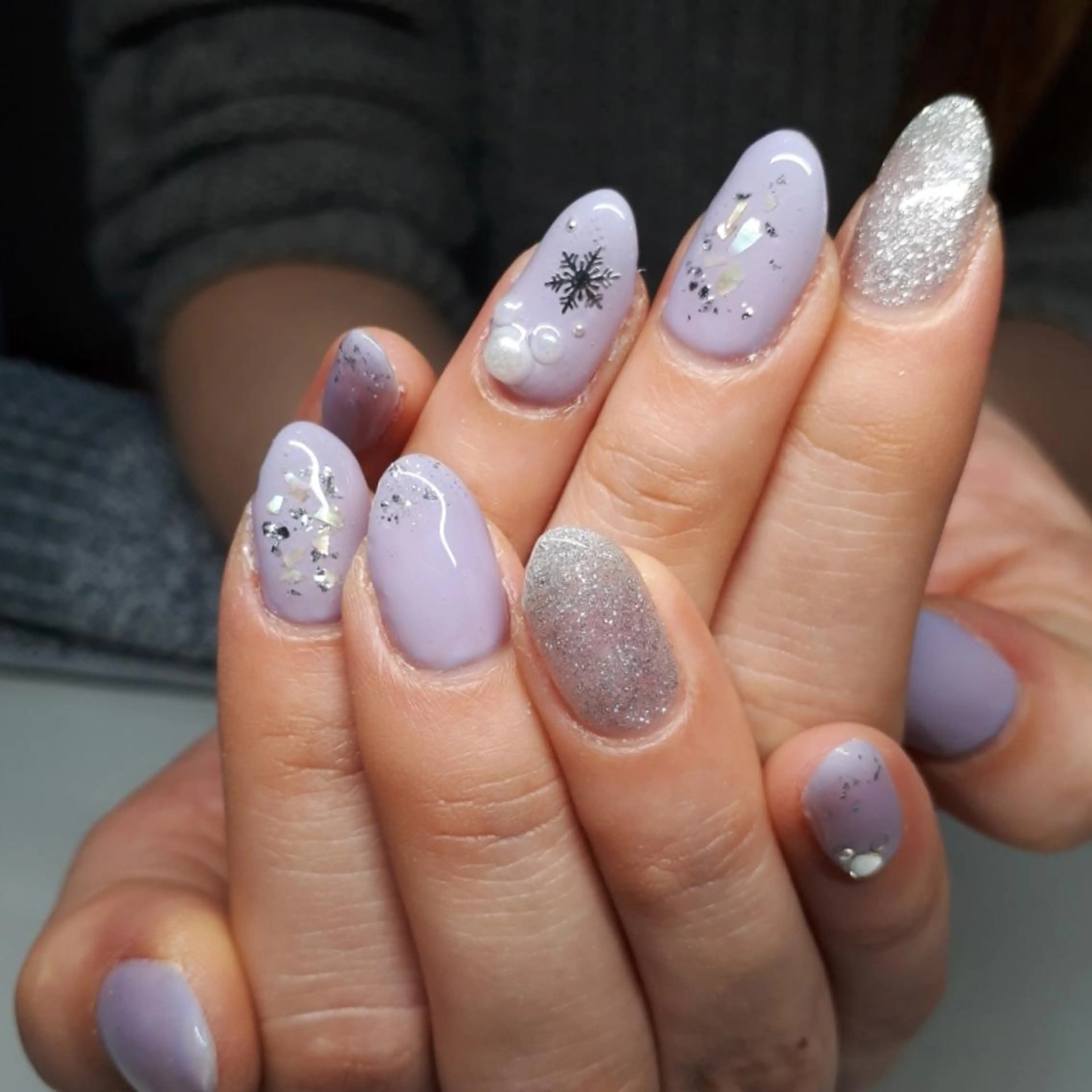 ネイル ブルー シンプルネイル ひだか あいこのネイルデザイン