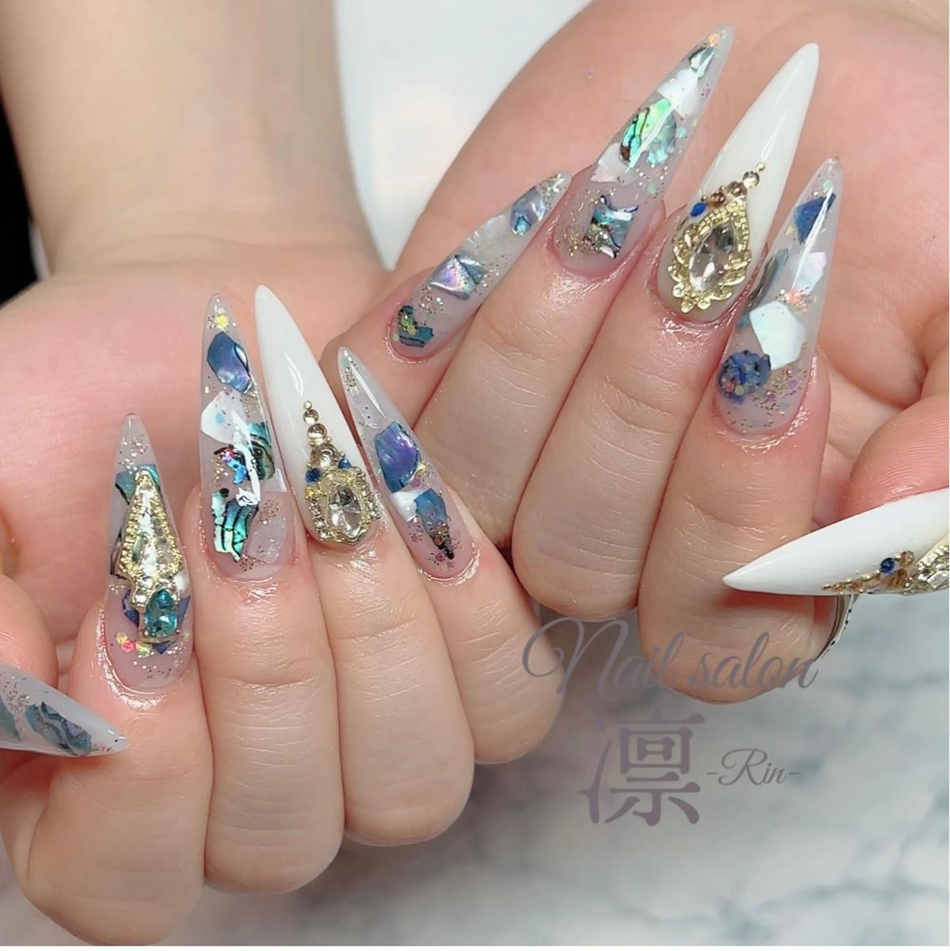 ネイル スカルプネイル private salon凛のネイルデザイン