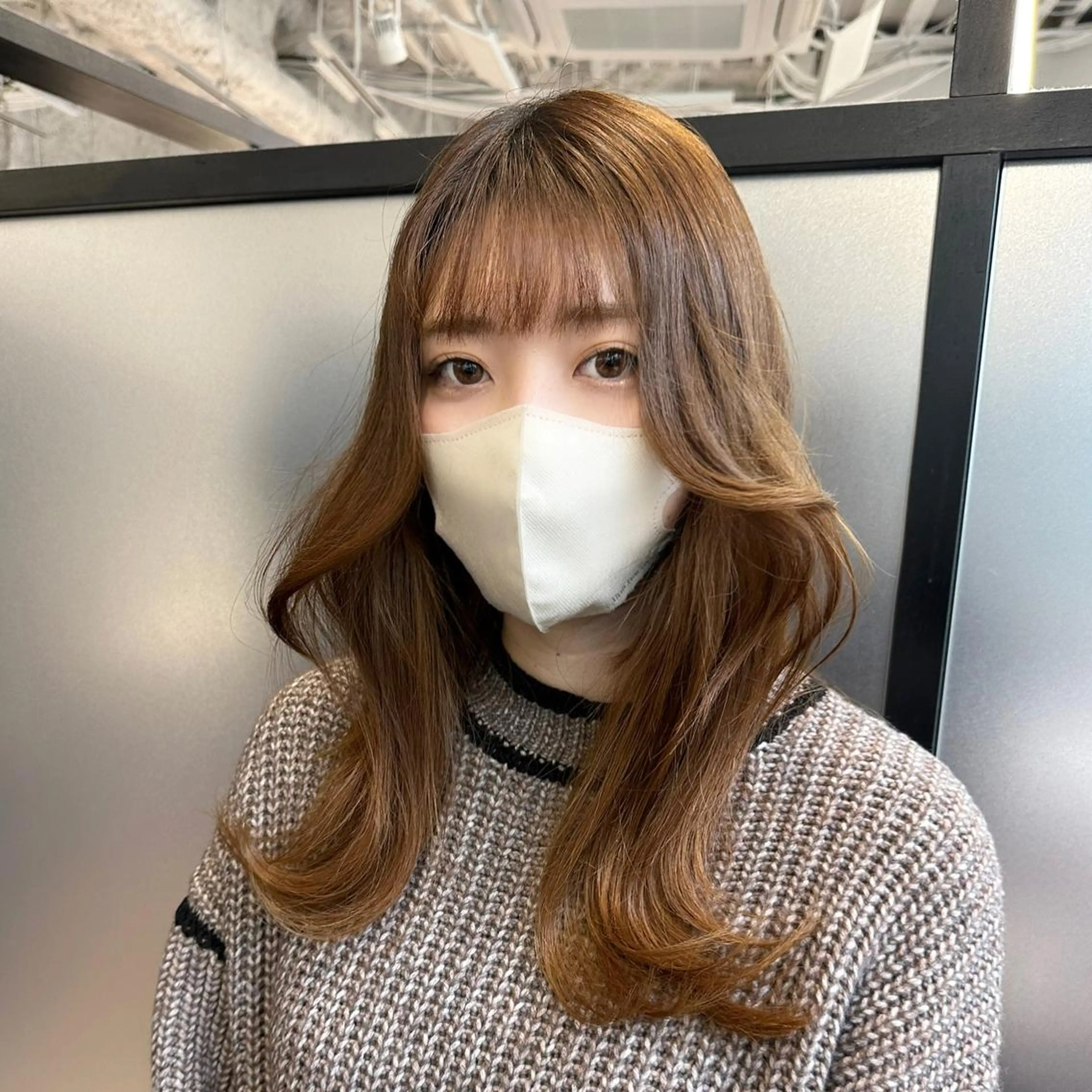 ミディアム カラー 韓国ヘア 店長NEGIのヘアスタイル