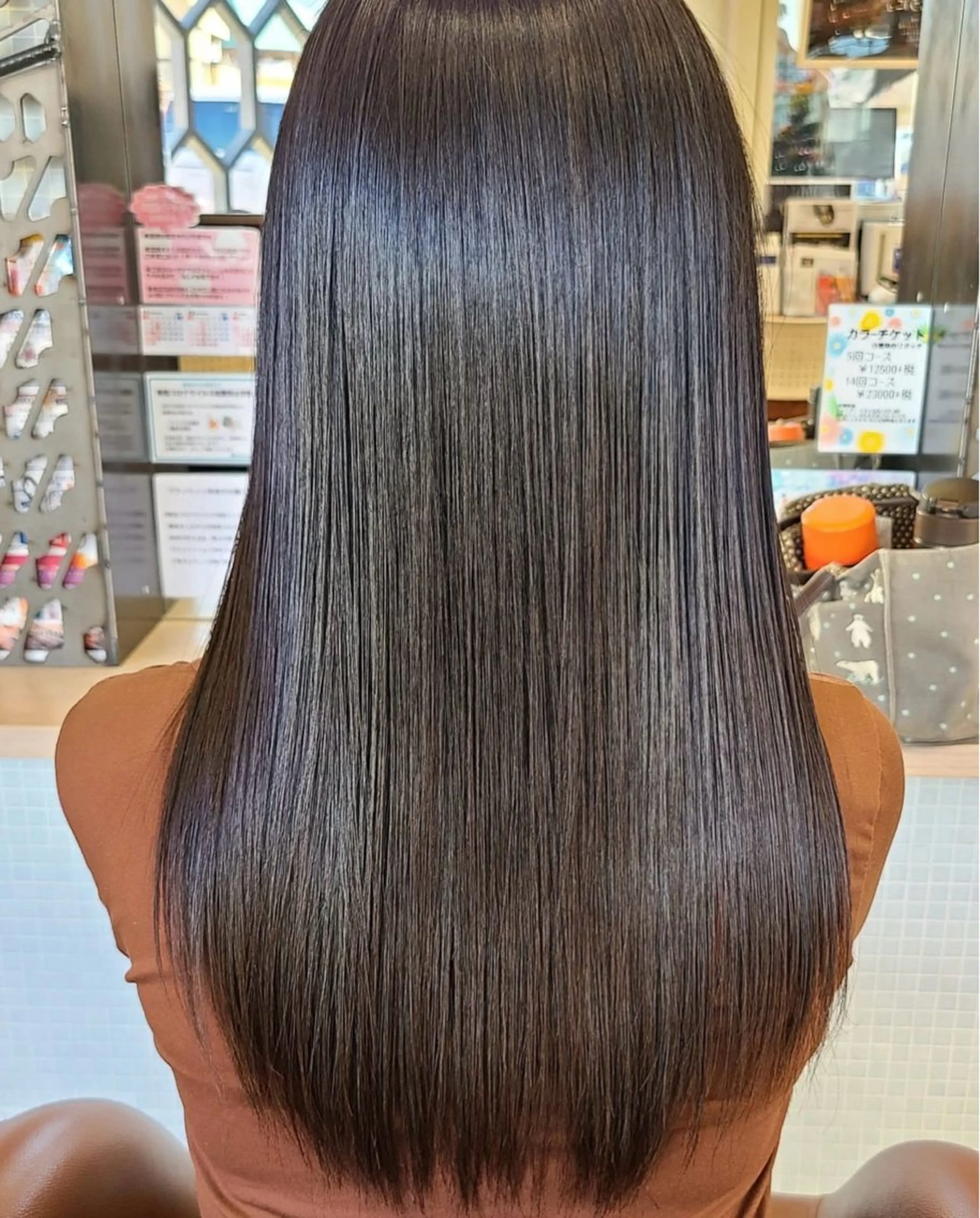 ロング カット 縮毛矯正 トリートメント LAPIS南一の沢店 山野井のヘアスタイル