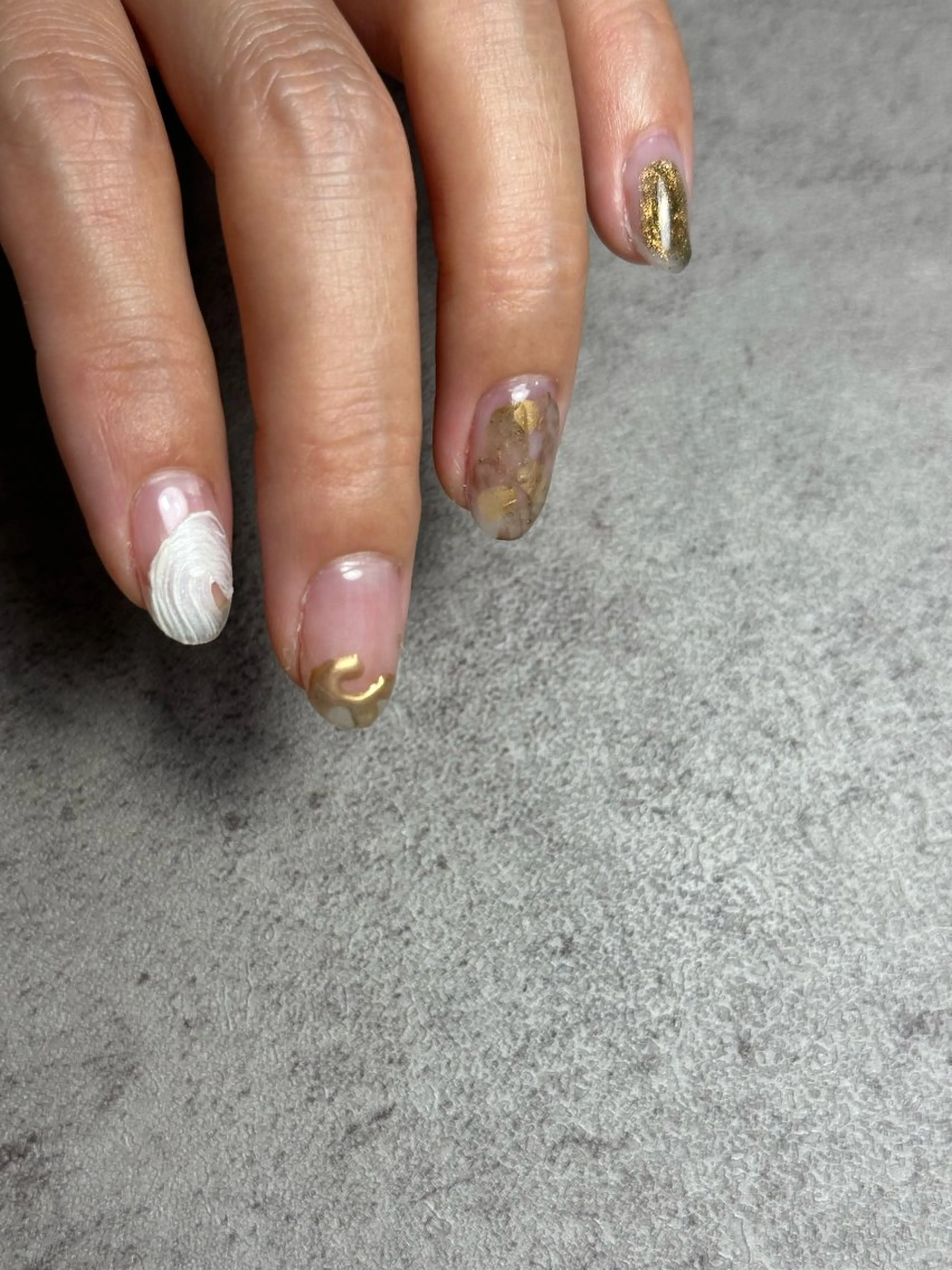 ネイル ニュアンスネイル Kakka Nail Shioriのネイルデザイン