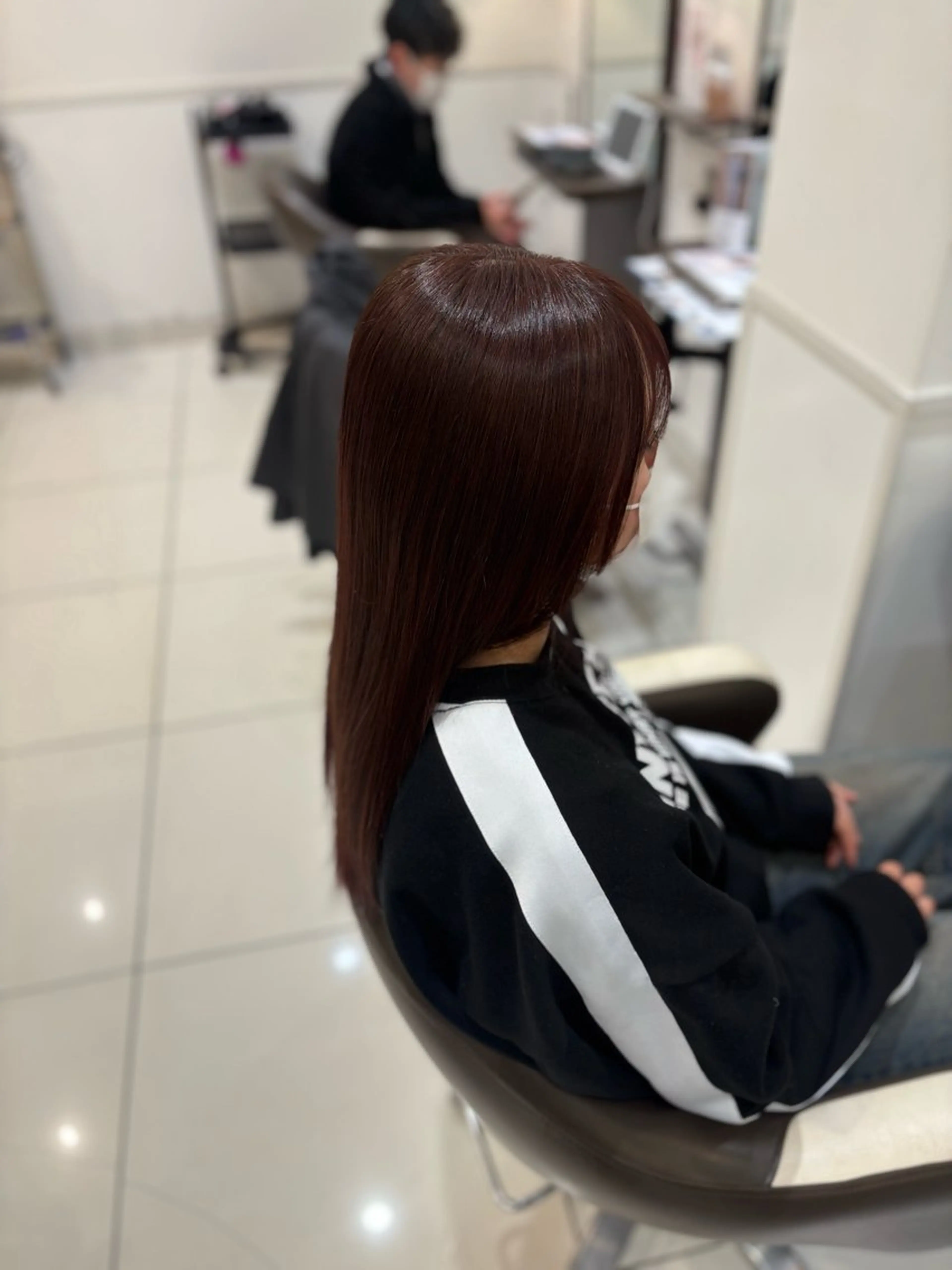 ロング カラー 谷 健吾のヘアスタイル