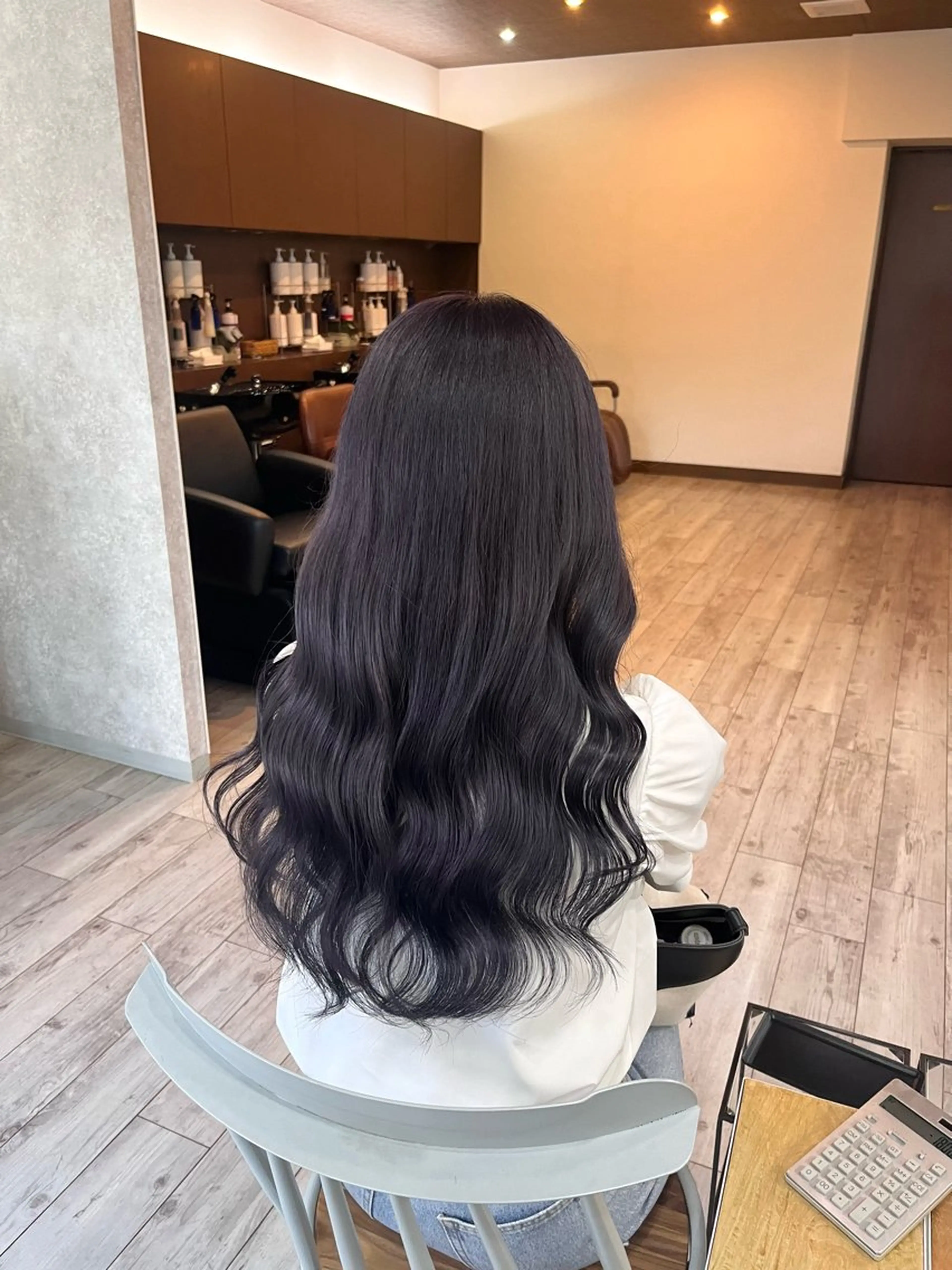 ロング カラー カット ヘアカラー トリートメント 村田梨乃/ minim hairのヘアスタイル