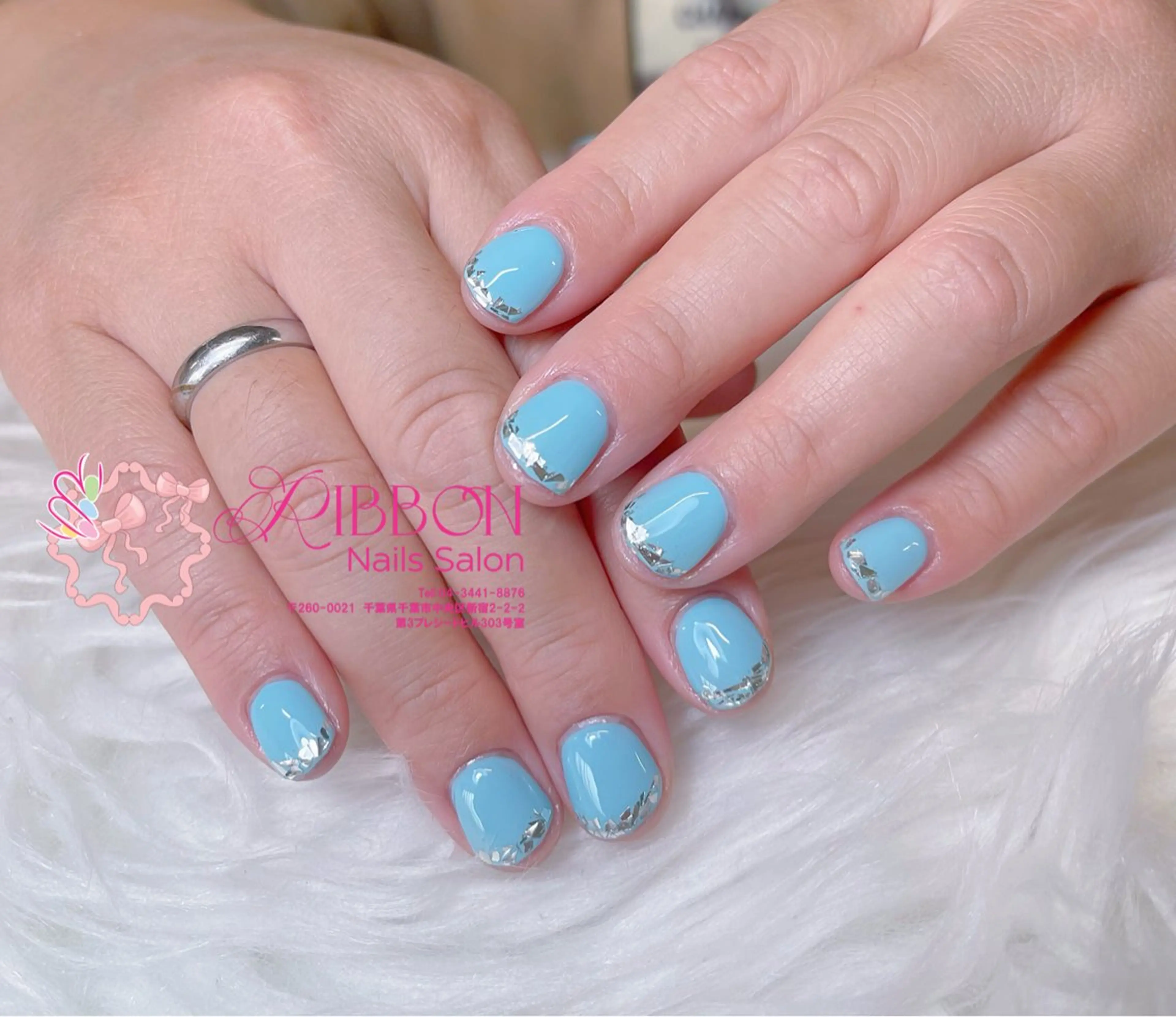 ネイル チークネイル フットネイル フレンチネイル グラデーション 韓国ネイル ハンドネイル Ribbonnail salonのネイルデザイン