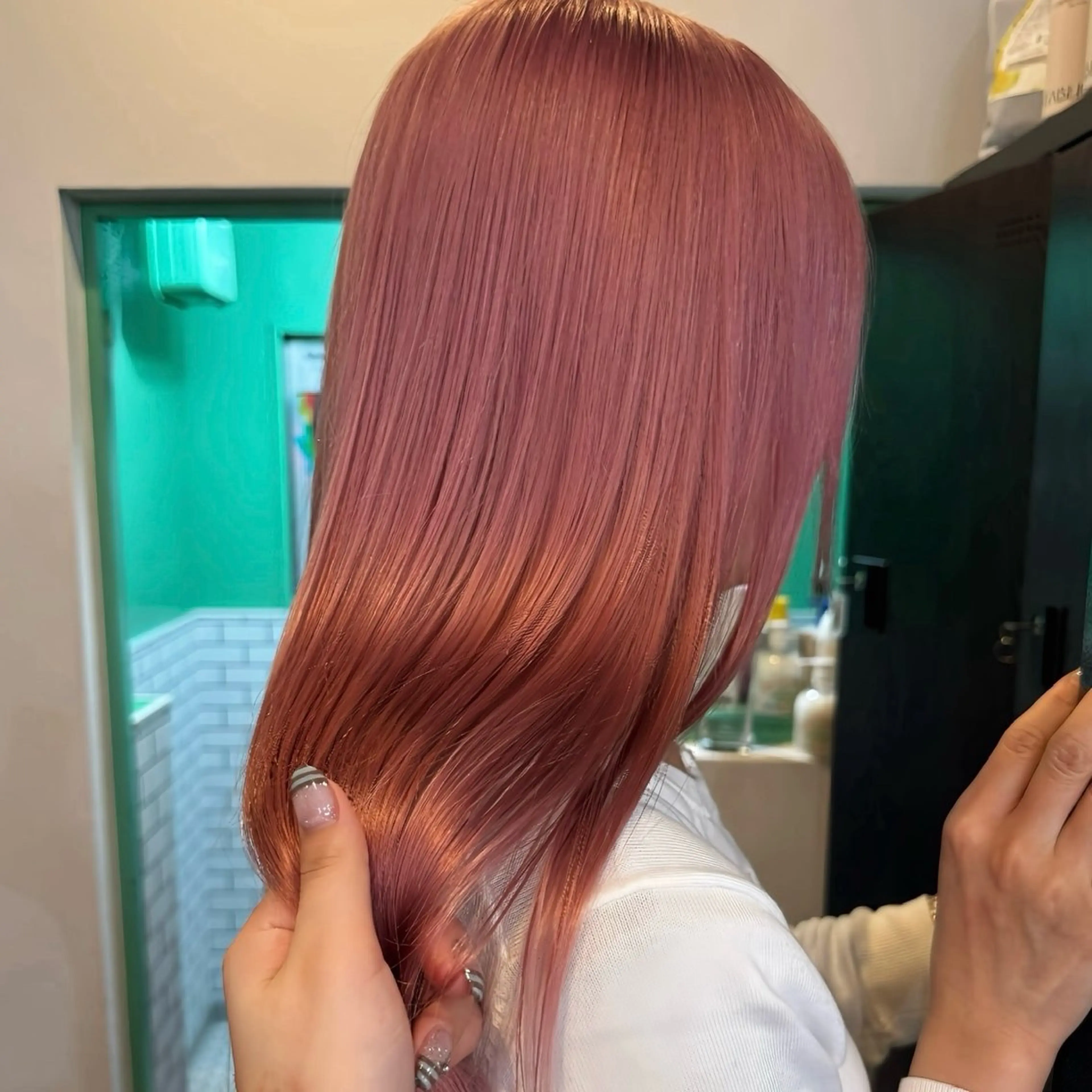ロング ヘアカラー ハッシュカット🎀 MIYU💖のヘアスタイル
