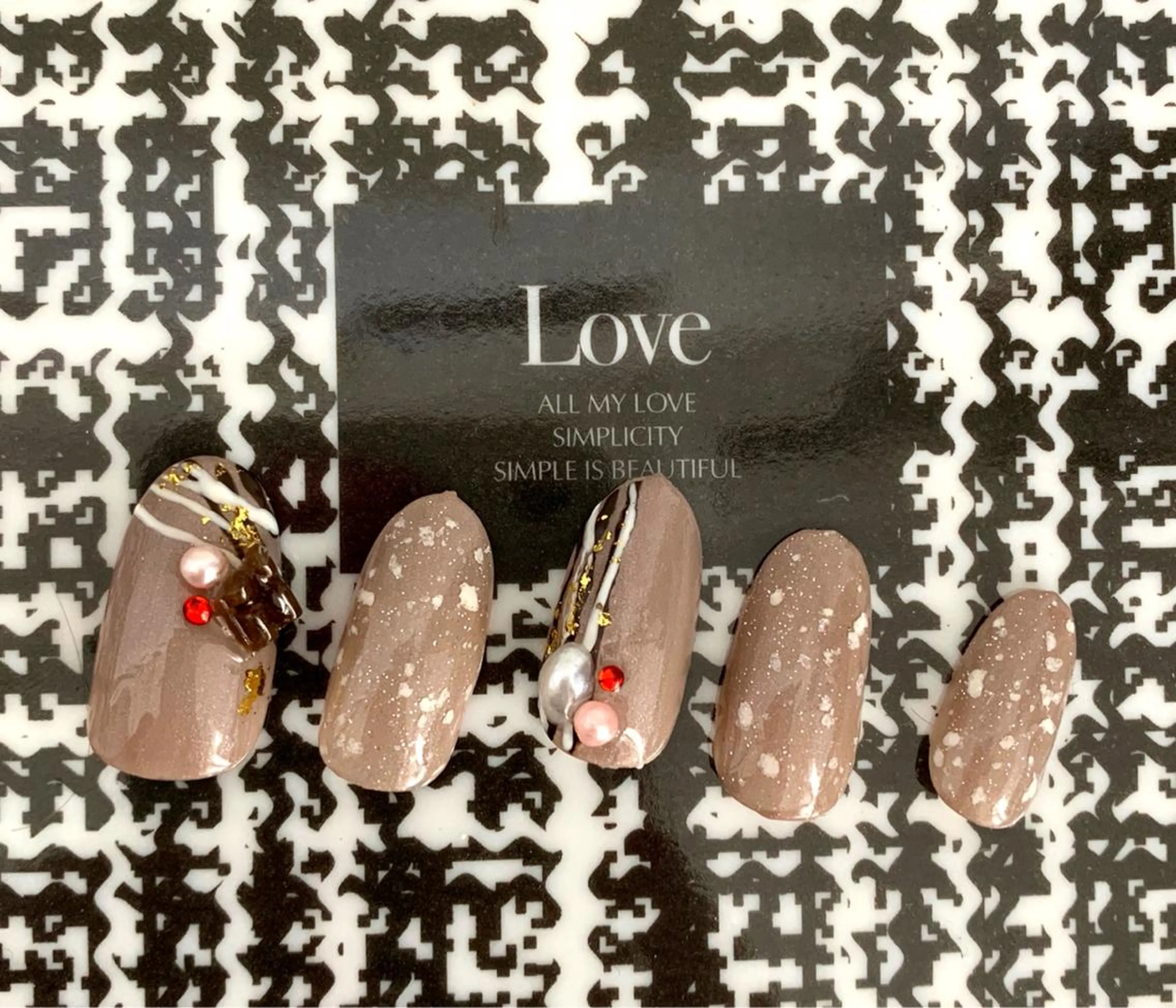 ネイル バレンタイン orchid ♡オーキッドのネイルデザイン