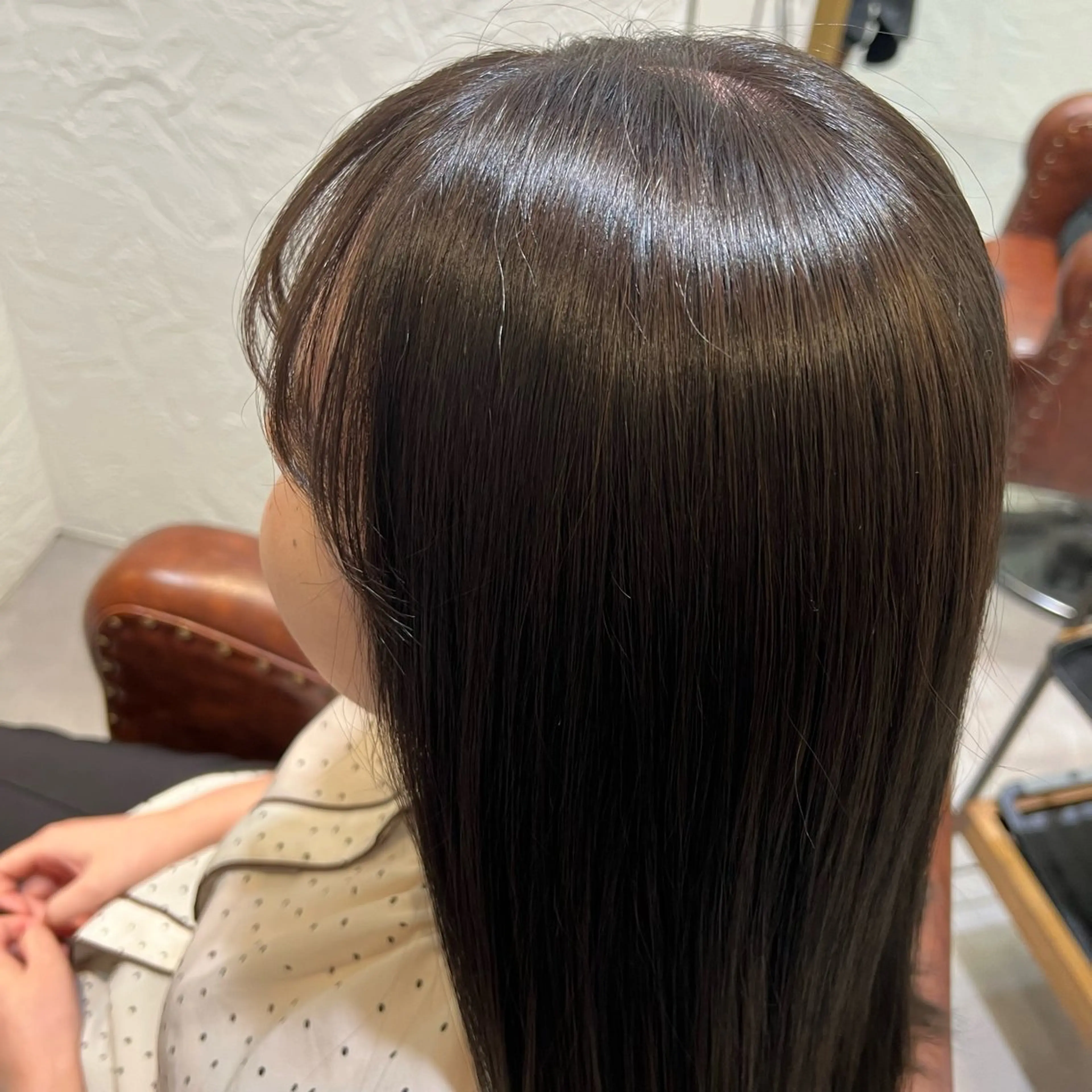 ロング 顔周りカット 佐藤 あんなのヘアスタイル