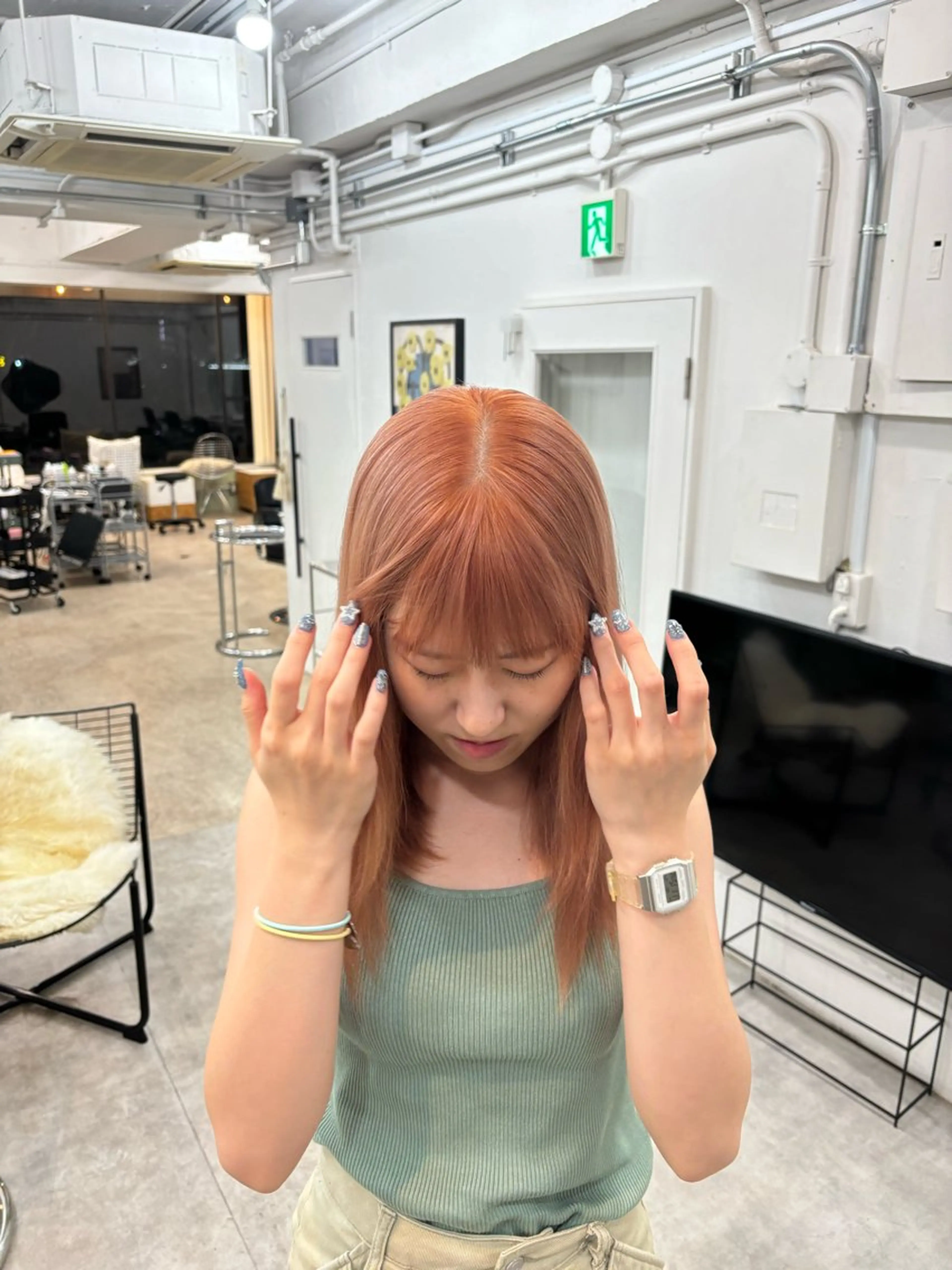 ミディアム ☀️青空SORA /メンズパーマ☁️のヘアスタイル