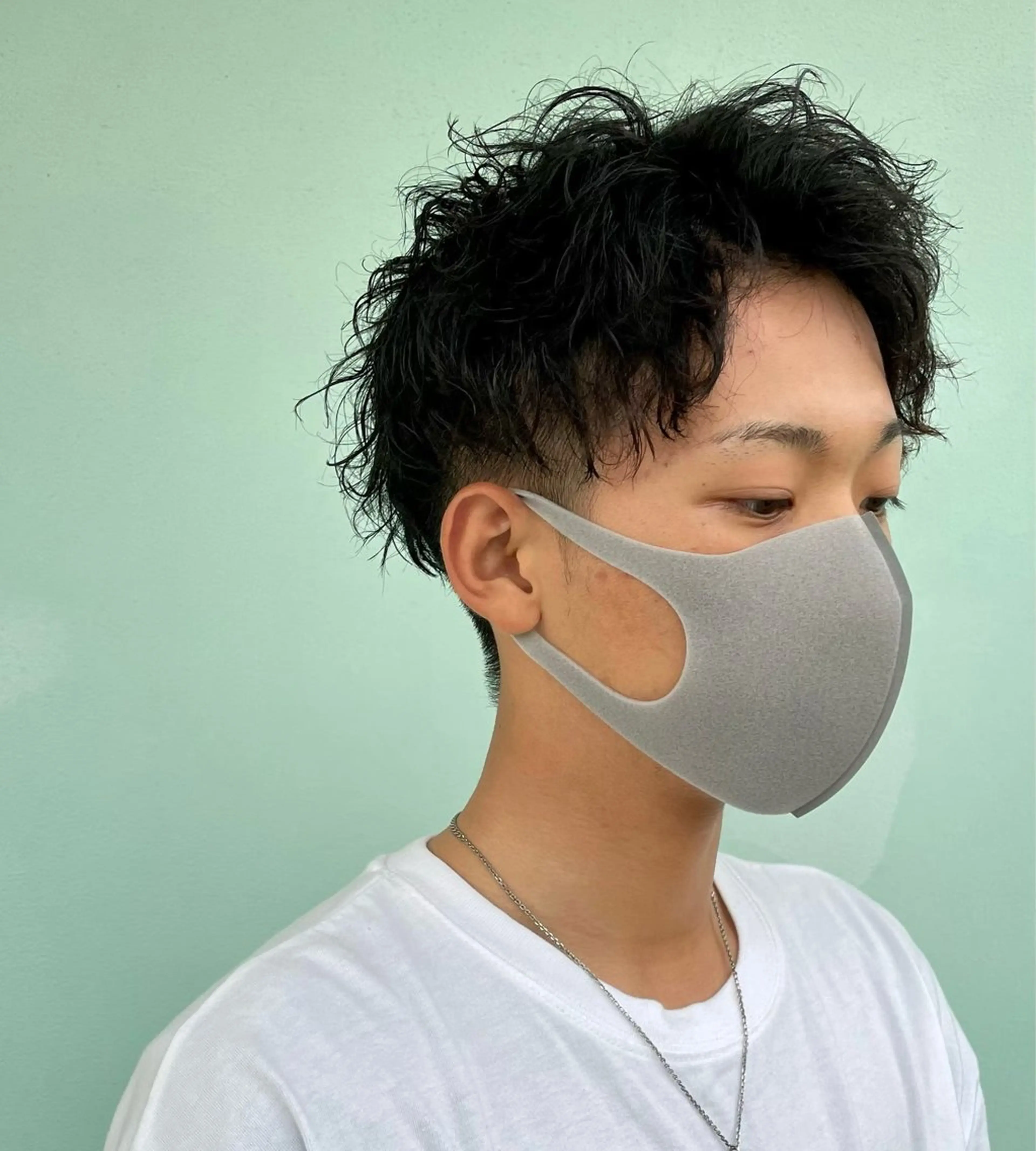 ショート パーマ メンズ 榊原 貫太のヘアスタイル