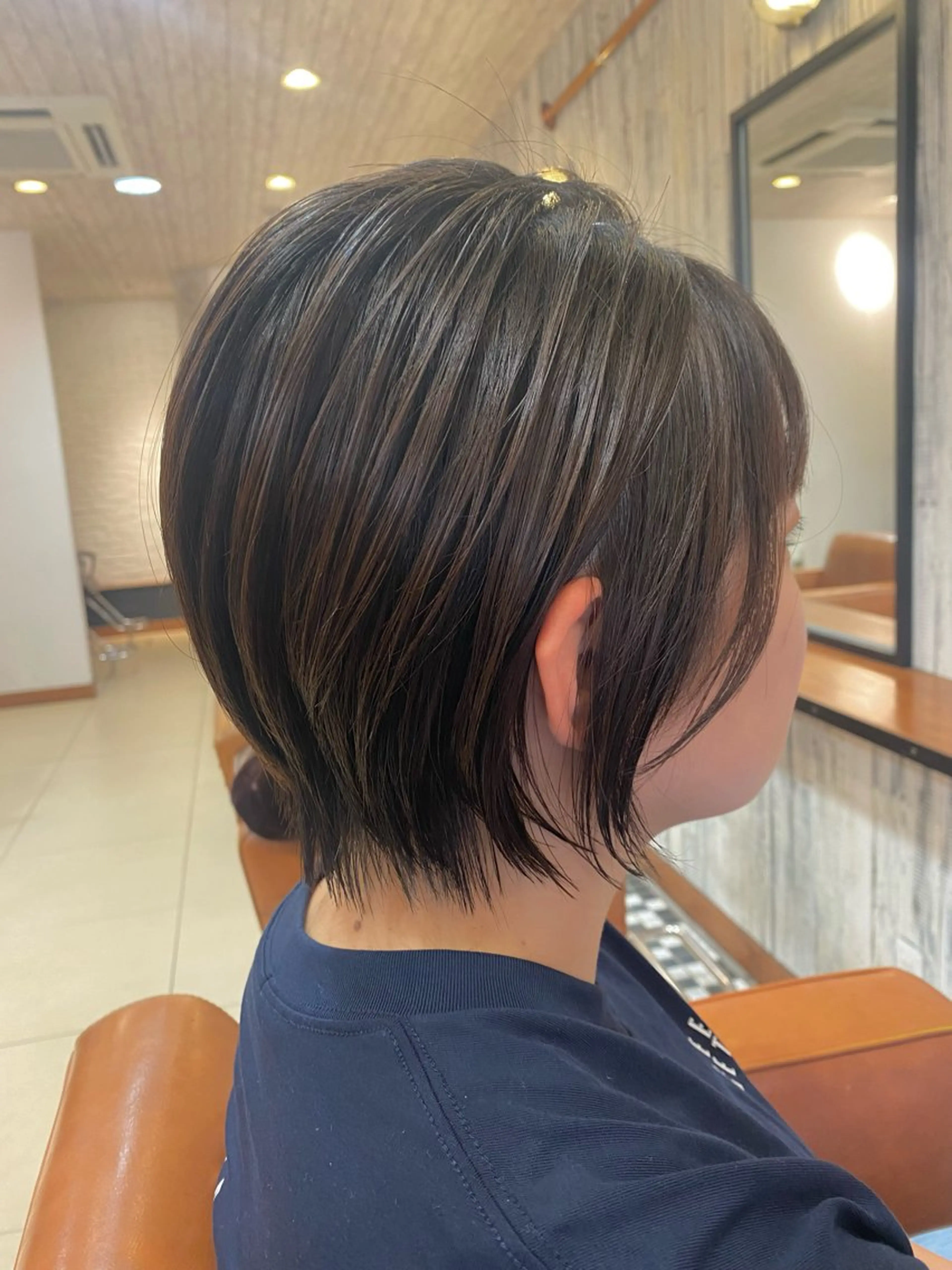 ショート カット ヘアカラー トリートメント くびれショート・ボブ カットorパーマ特化のヘアスタイル