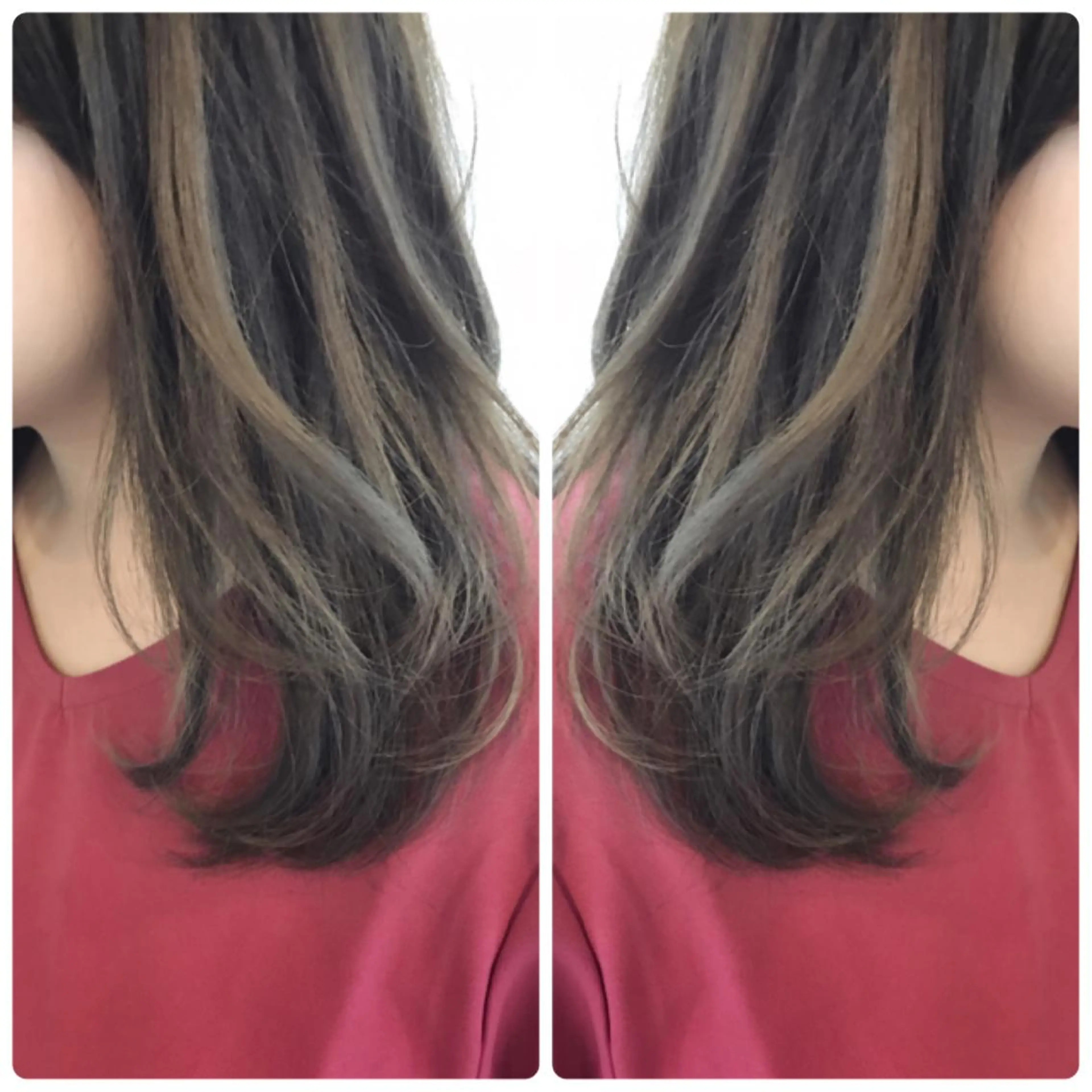 ミディアム カラー 嶋佐 昌大 シマサマオのヘアスタイル