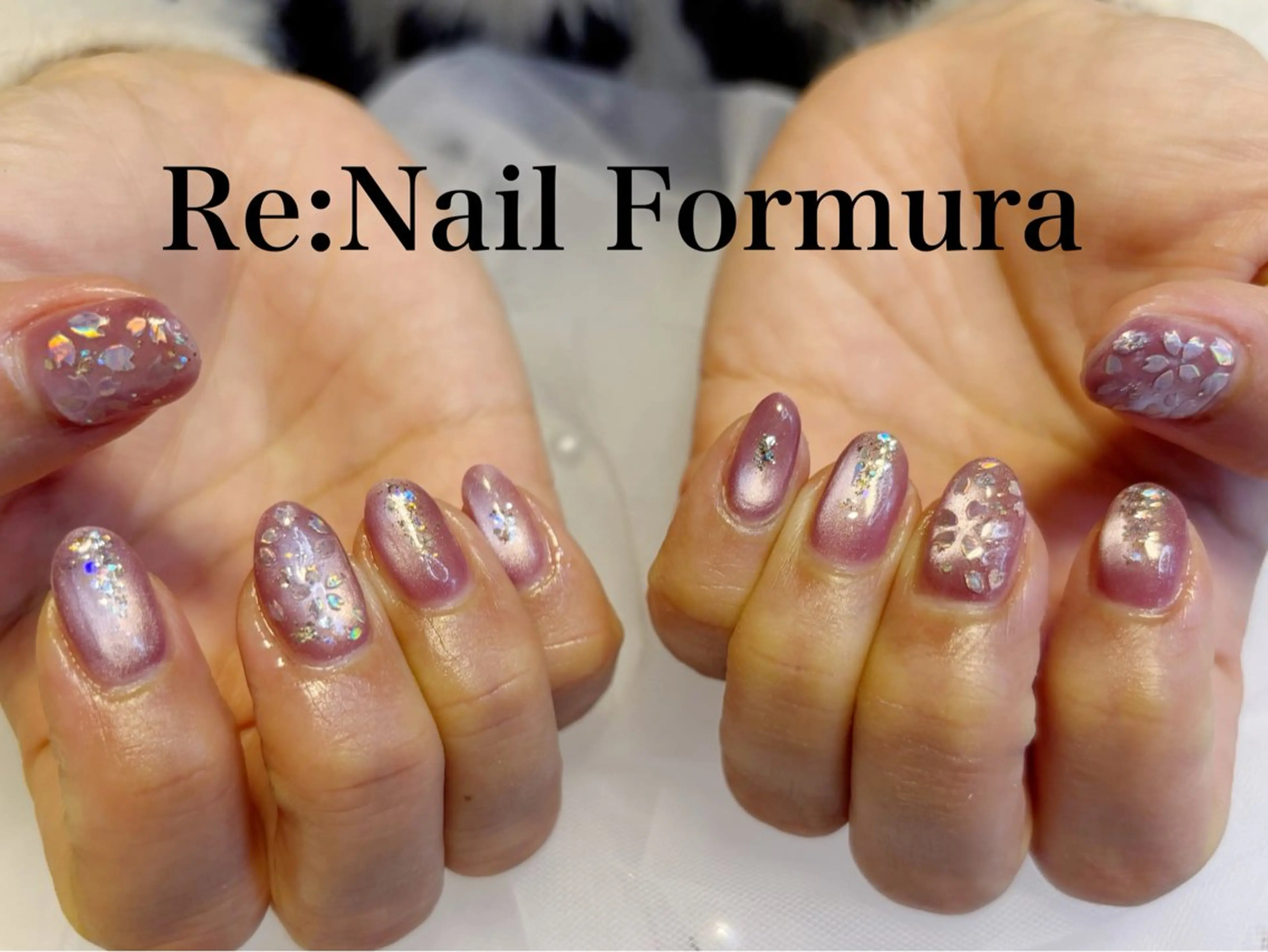 ミディアム ハンドネイル Re:Nail Formula所属・kido chieのネイルデザイン