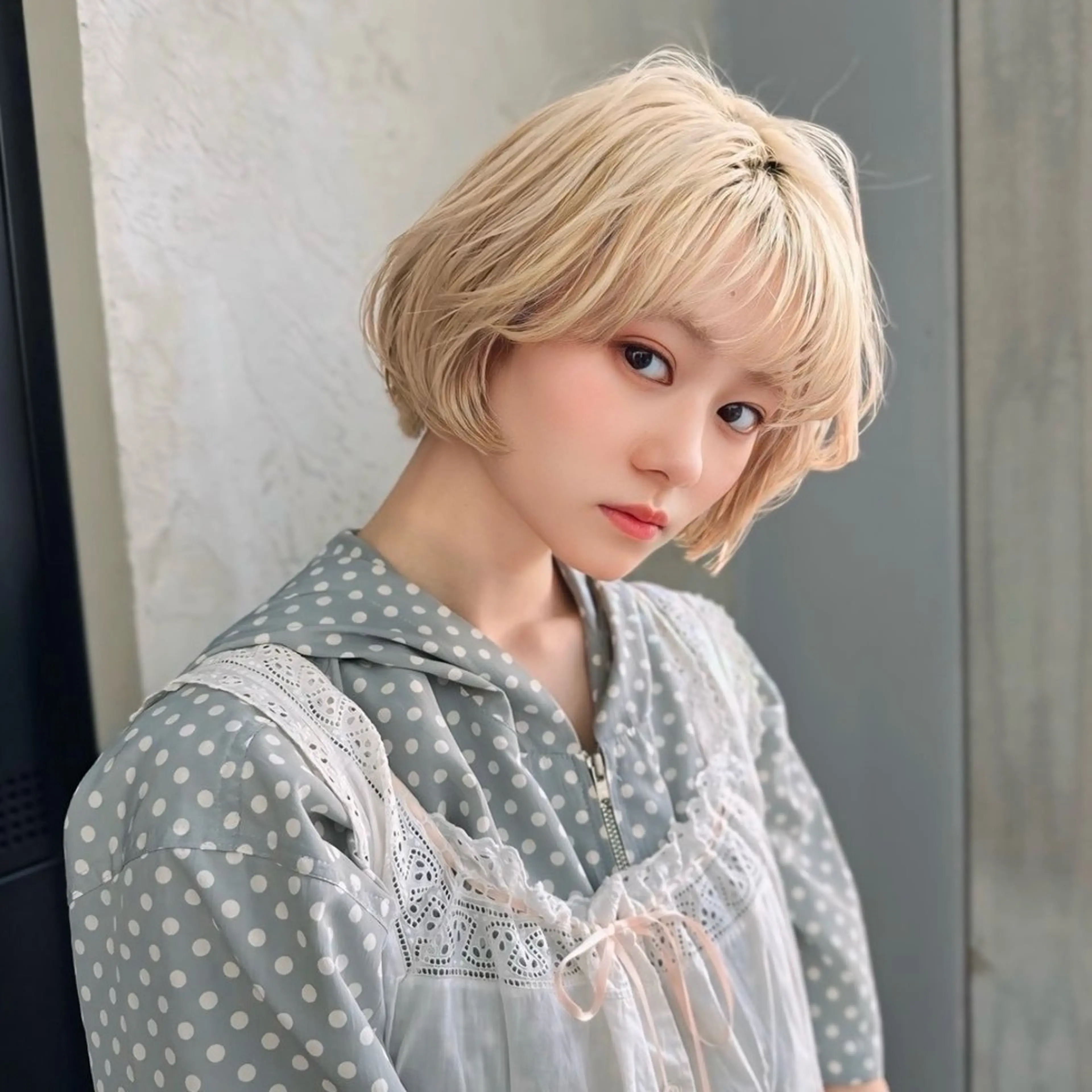 ショート ボブ 似合わせカット カット ヘアカラー Louvre Sty list/ERIKAのヘアスタイル