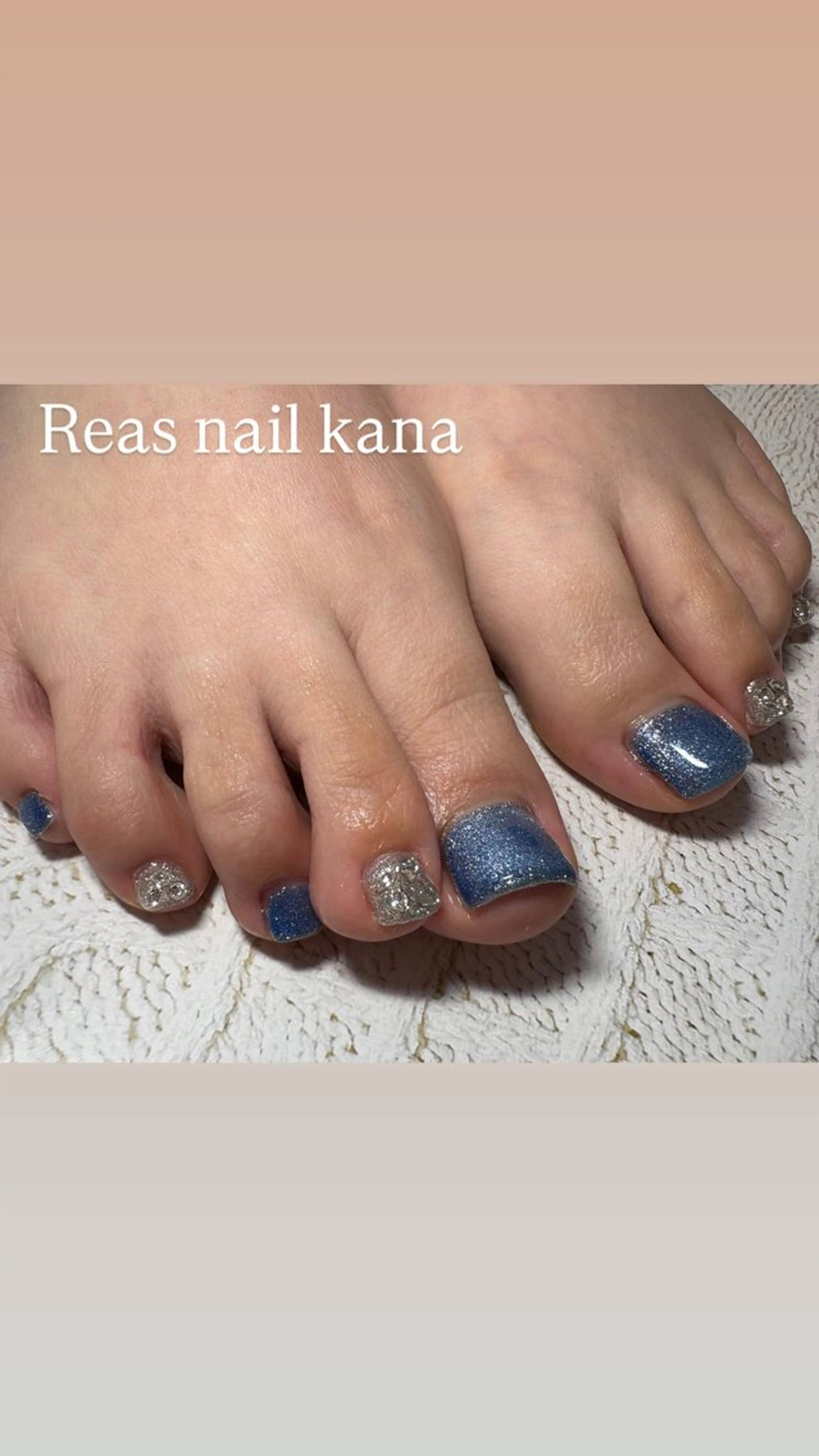 ネイル 持ち込み ストーンネイル Reas  nail&eyelash所属・Reas nail kanaのネイルデザイン