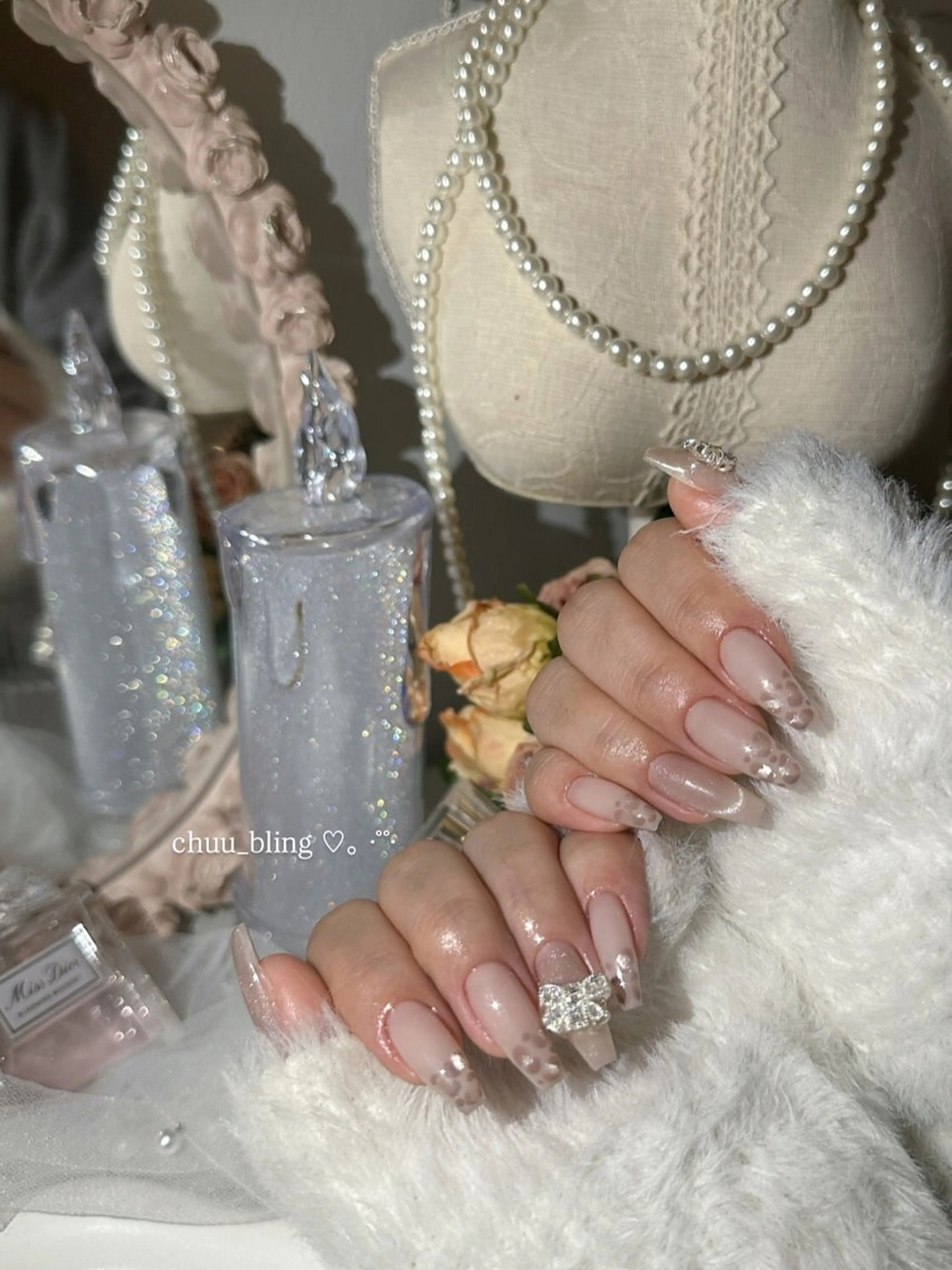 ネイル グラデーション ラメ(グリッター) マグネットネイル ミラーネイル ニュアンスネイル ハンドネイル Lumi de nailsのネイルデザイン