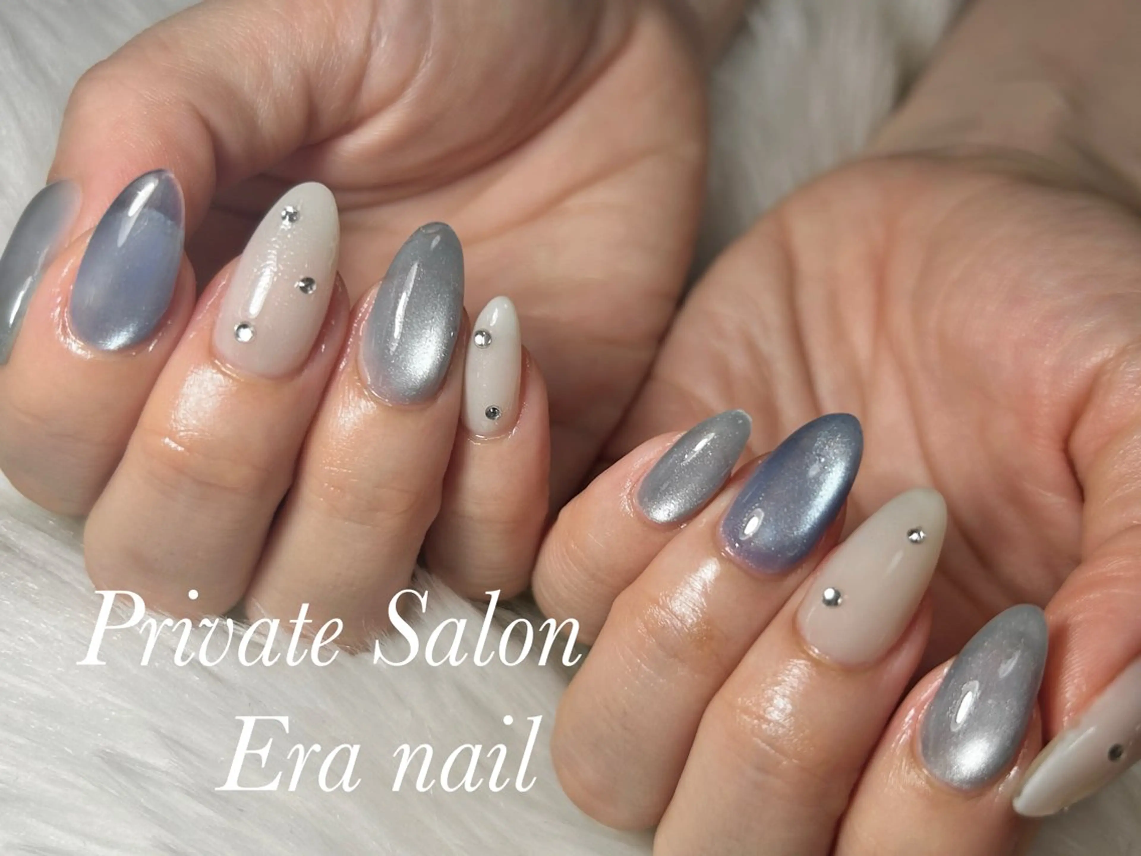 ネイル マグネットネイル ハンドネイル Era nailのネイルデザイン