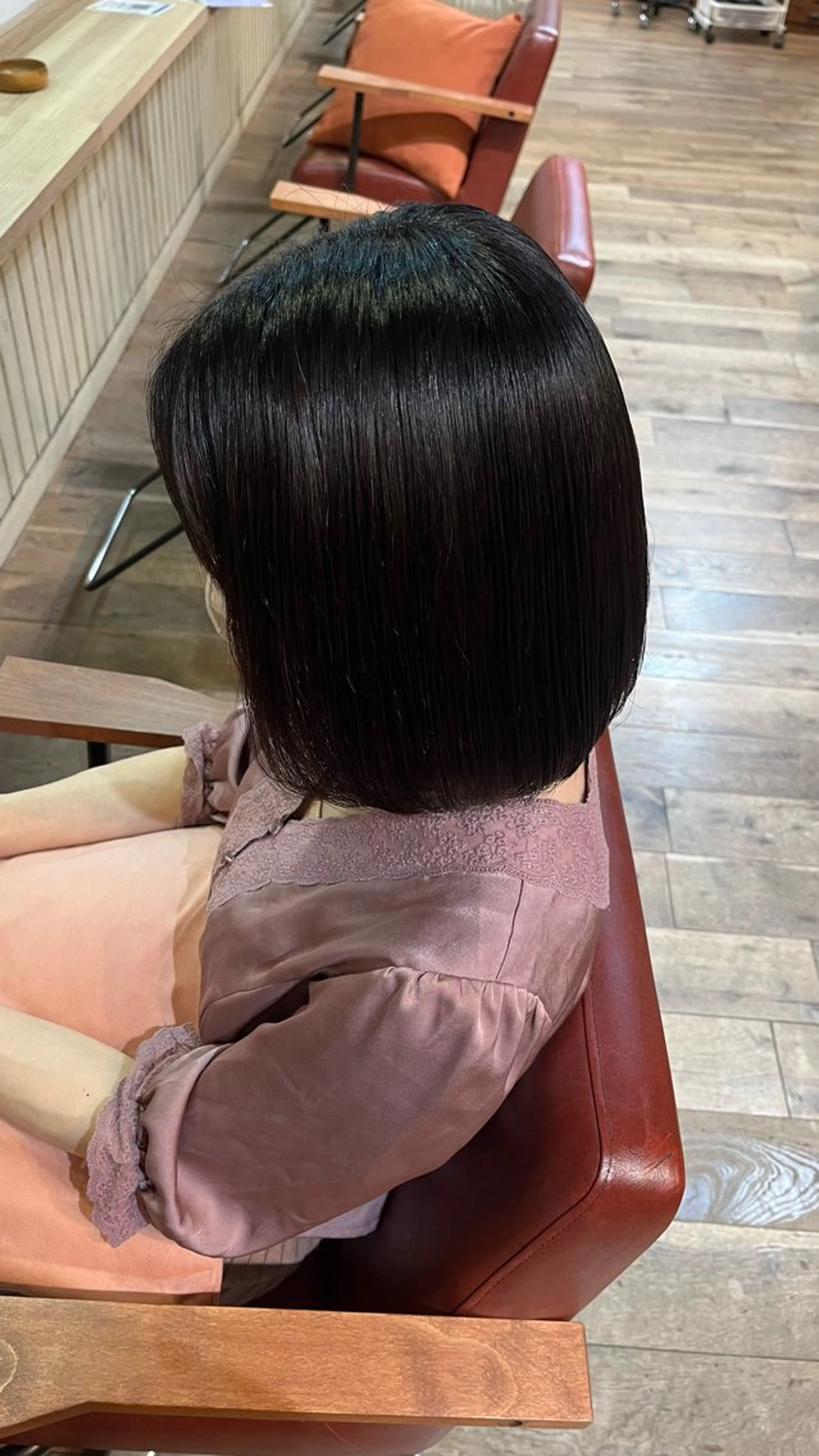 カラー 縮毛矯正 くろたき まほのヘアスタイル